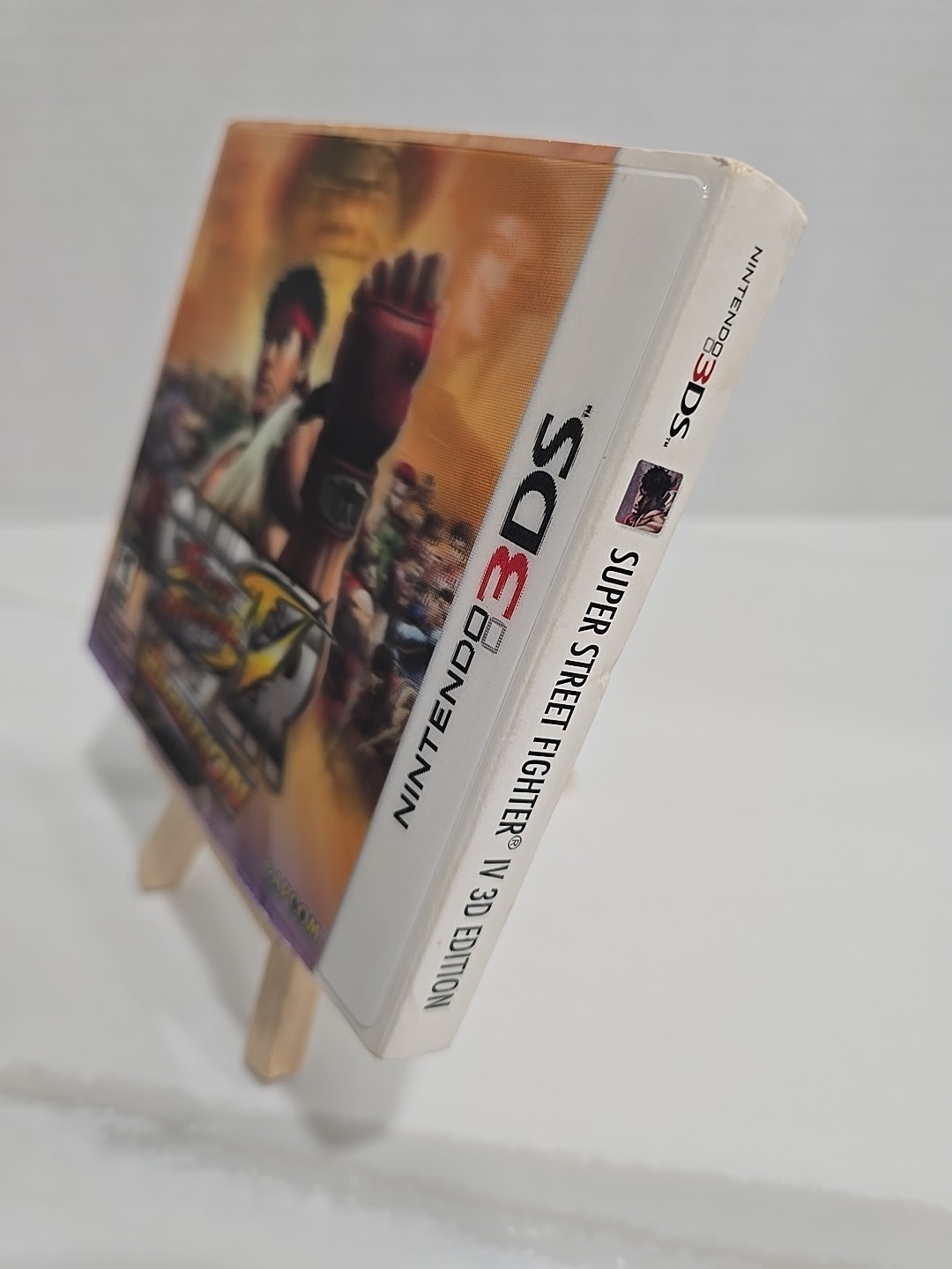 Super Street Fighter IV 3D Edition Nintendo 3DS Lenticular Slipcover CIB TESTED