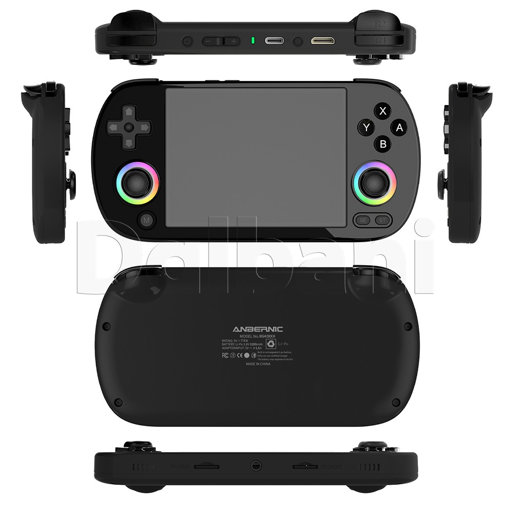 RG40XX H official Black Anbernic Handheld Game Console 4.0 IPS Screen 64G-