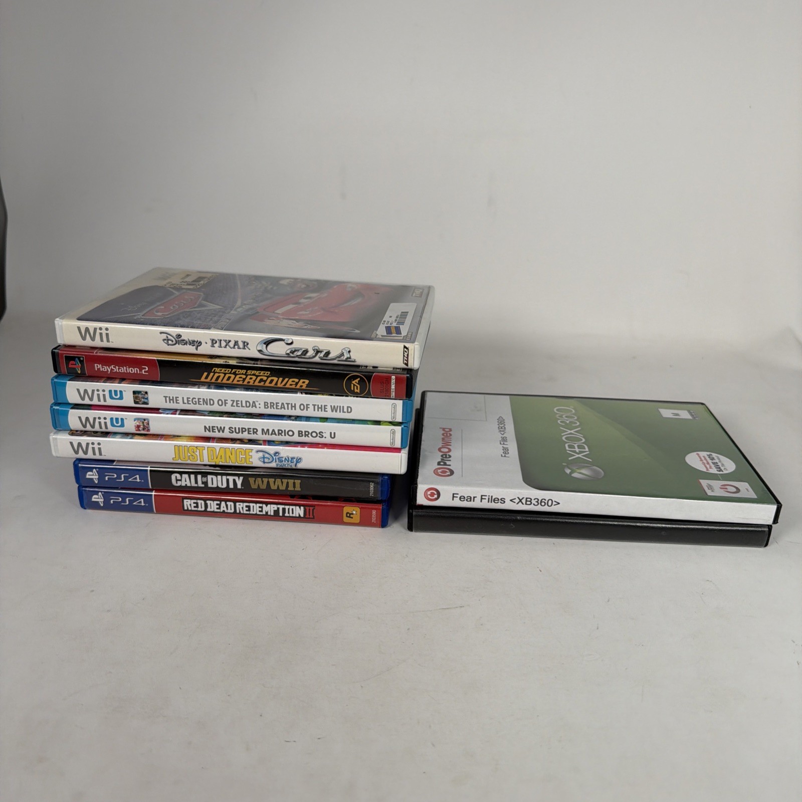 Lot Of 9 Untested Video Games WiiU Wii PS2 PS4 Xbox 360 Mario Zelda More