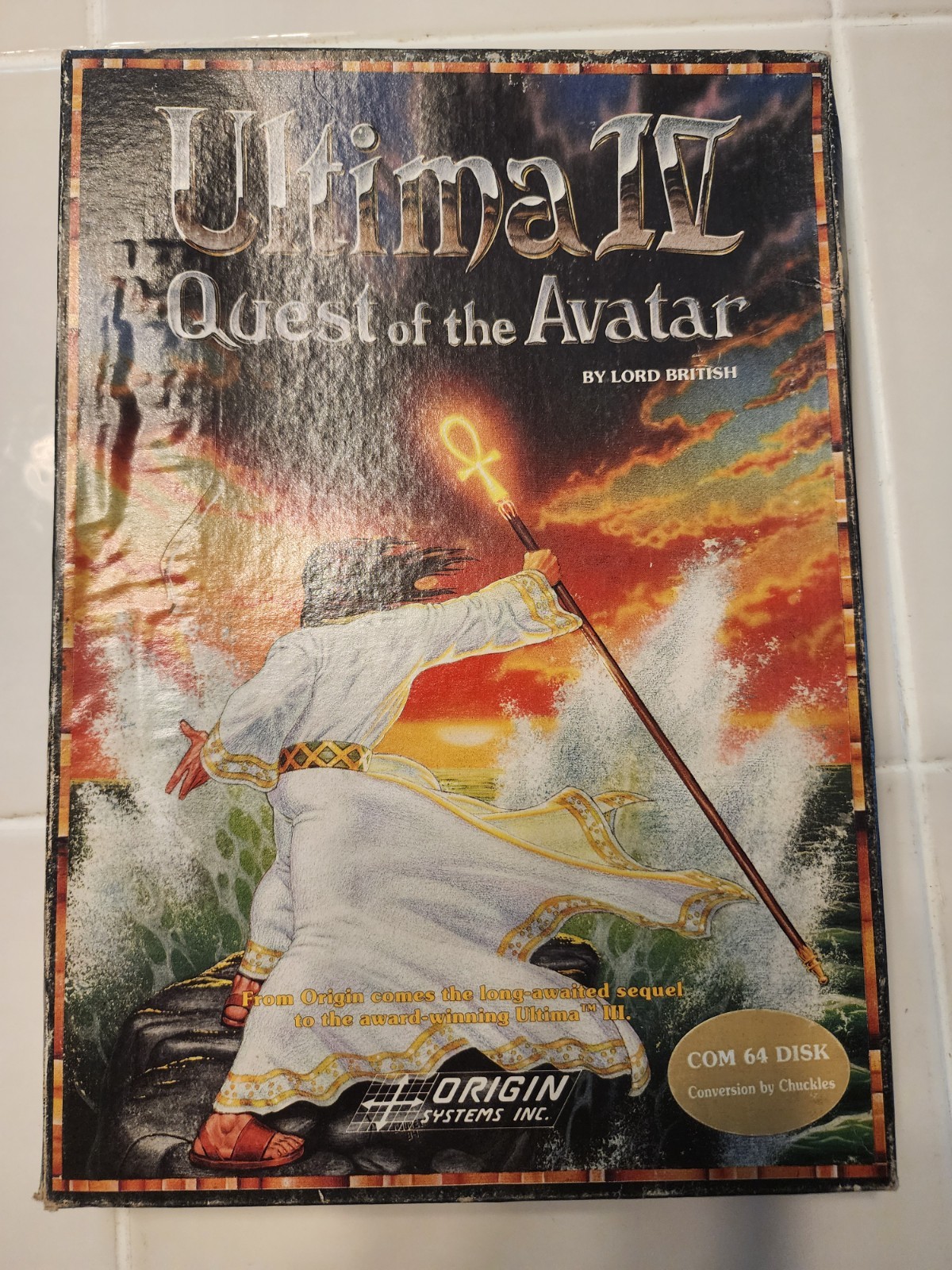 Ultima IV Quest Of The Avatar Commodore 64 CIB Origin Systems Inc 1985