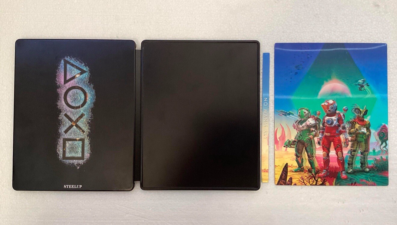 No Man’s Sky Steelup collector case with 3D card for PS4/PS5/Xbox (No Game) New