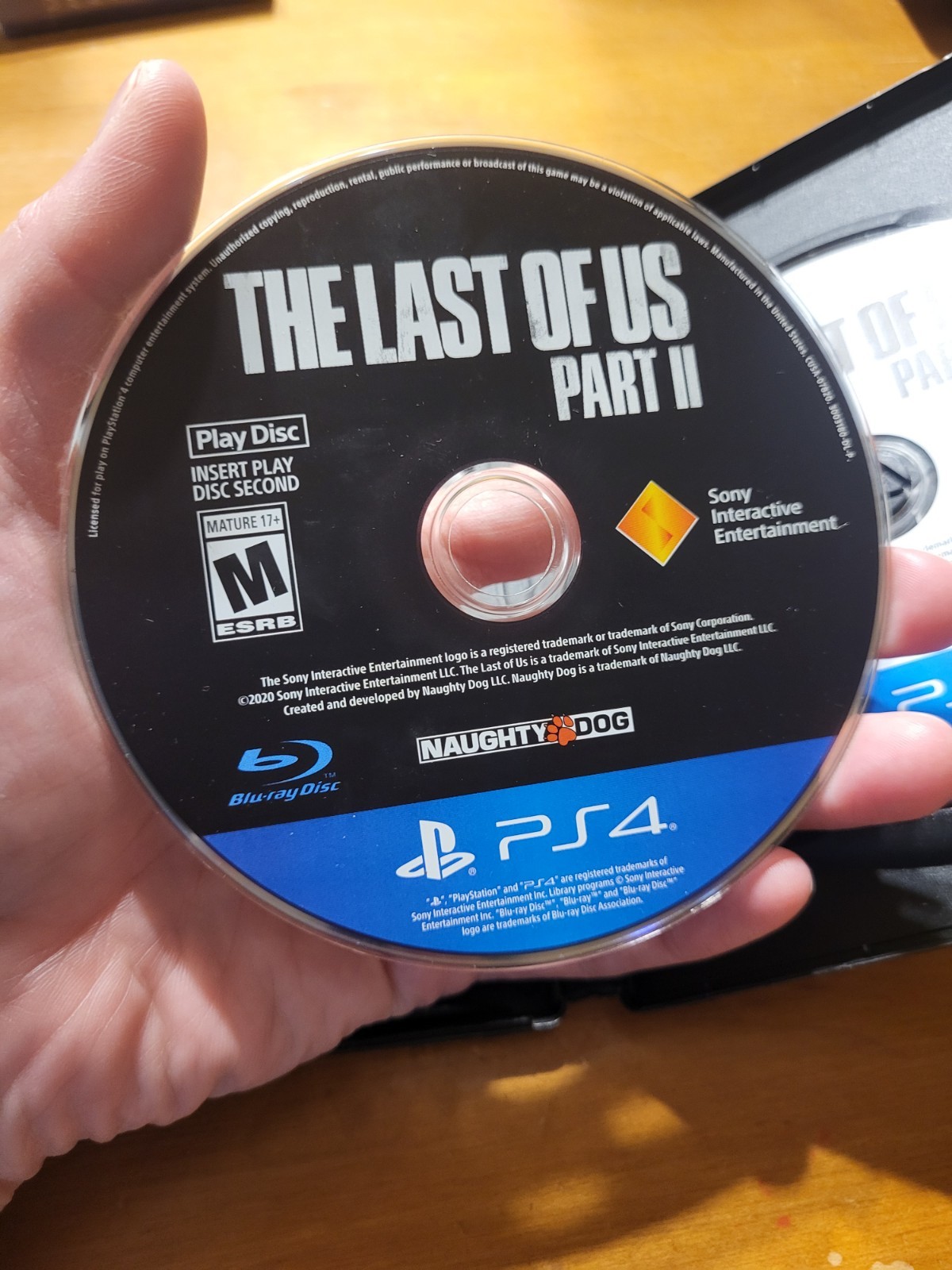 PS4 Playstation 4 The Last Of Us Part II 2 DISC ONLY
