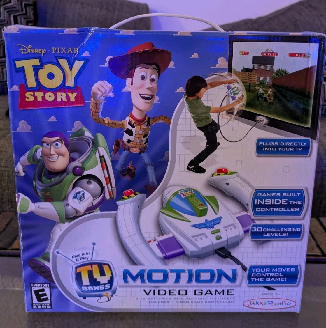 TOY STORY COMPLETE IN BOX Motion Video Game 2010 JAKKS PACIFIC ADVENTURE