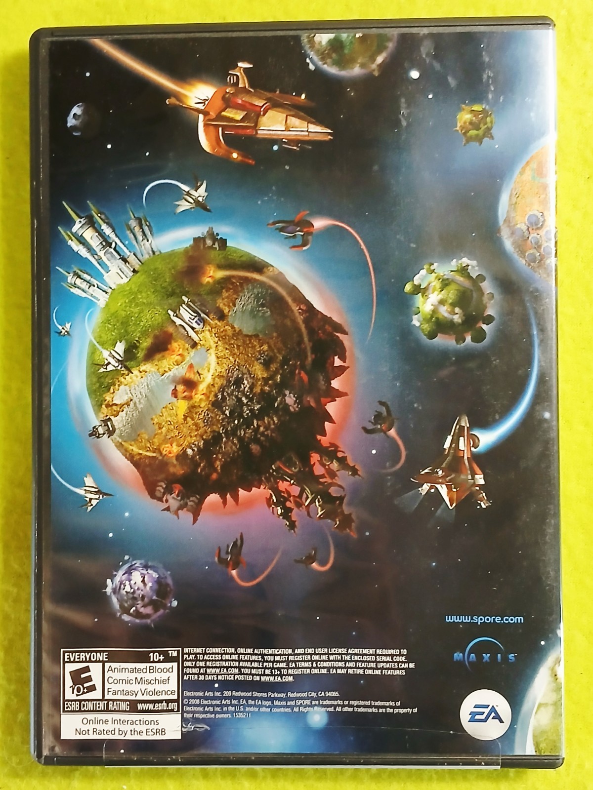 Spore (Windows/Mac, 2008) Complete w/Slipcase, Windows XP Creature Creator OOP