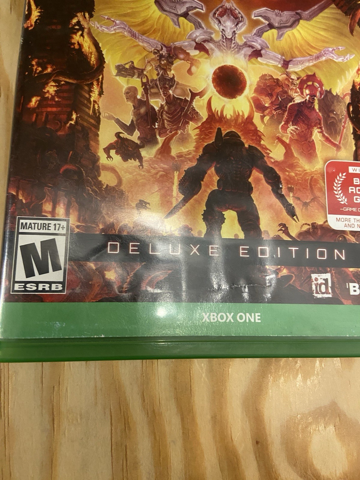 Doom Eternal-Xbox One/X/Series X-Deluxe Edition-CIB-TESTED & WORKING