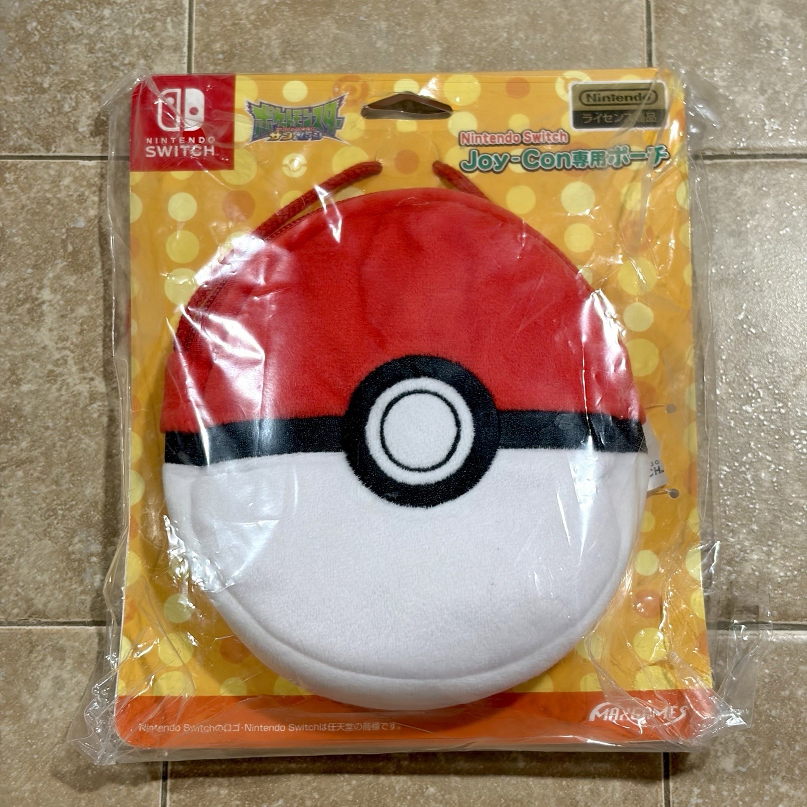 Official Nintendo Switch Pokeball Joy-Con Pouch Plush Case Japan Import New