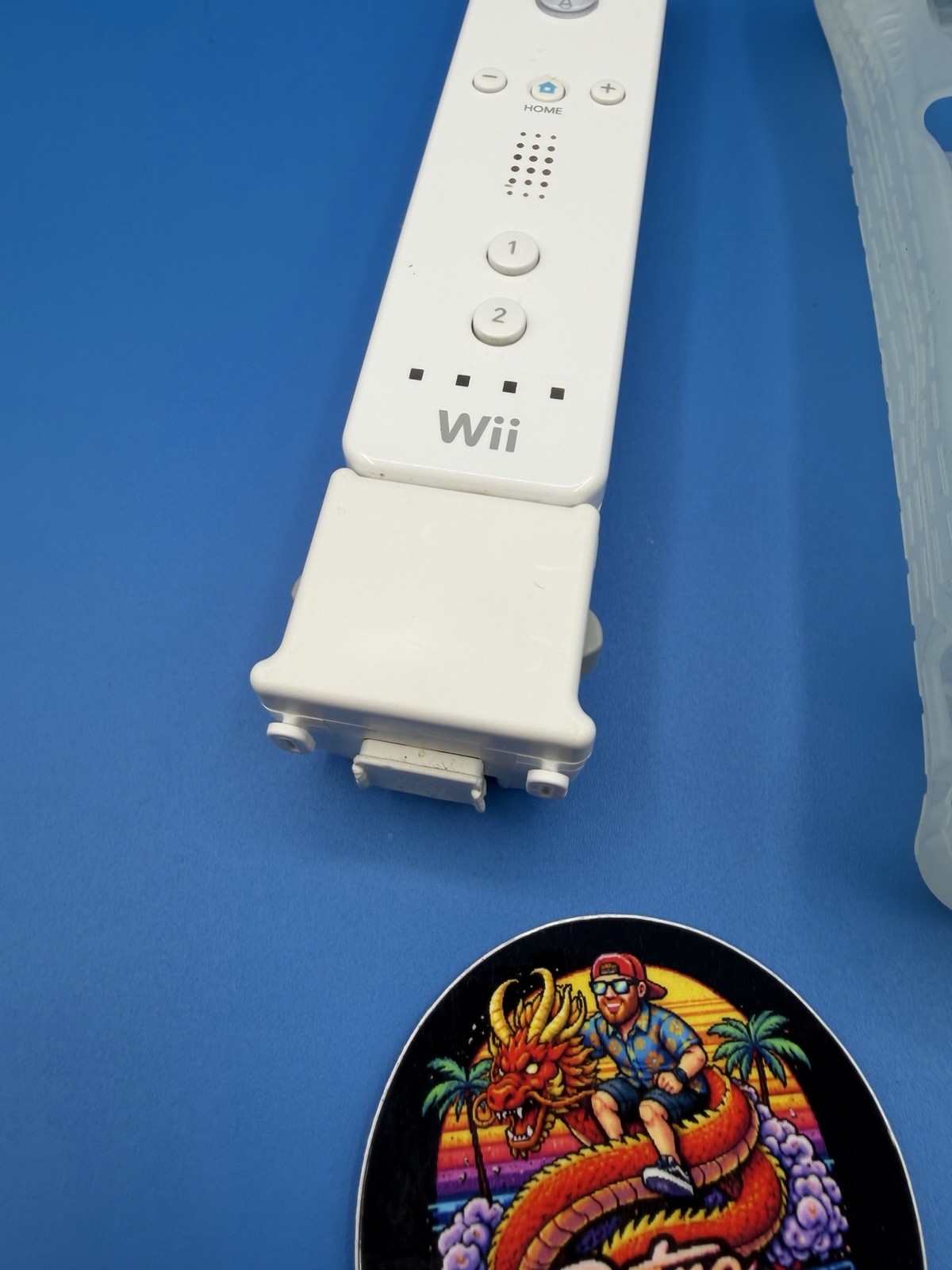 Nintendo Wii White Remote with Motion Plus Adapter and Nunchuck