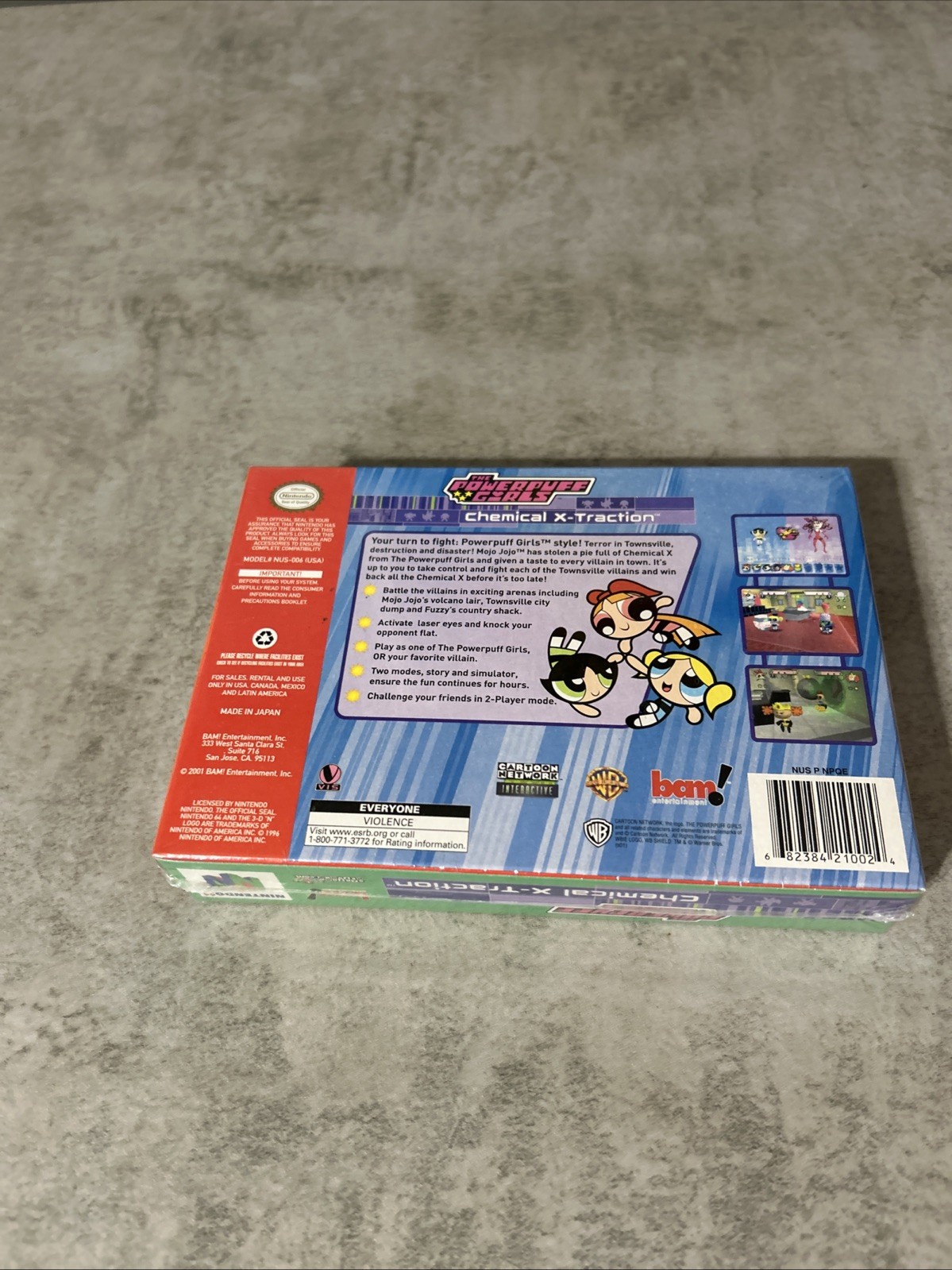 The Powerpuff Girls Chemical X-Traction Nintendo 64 N64 New Factory Sealed Mint