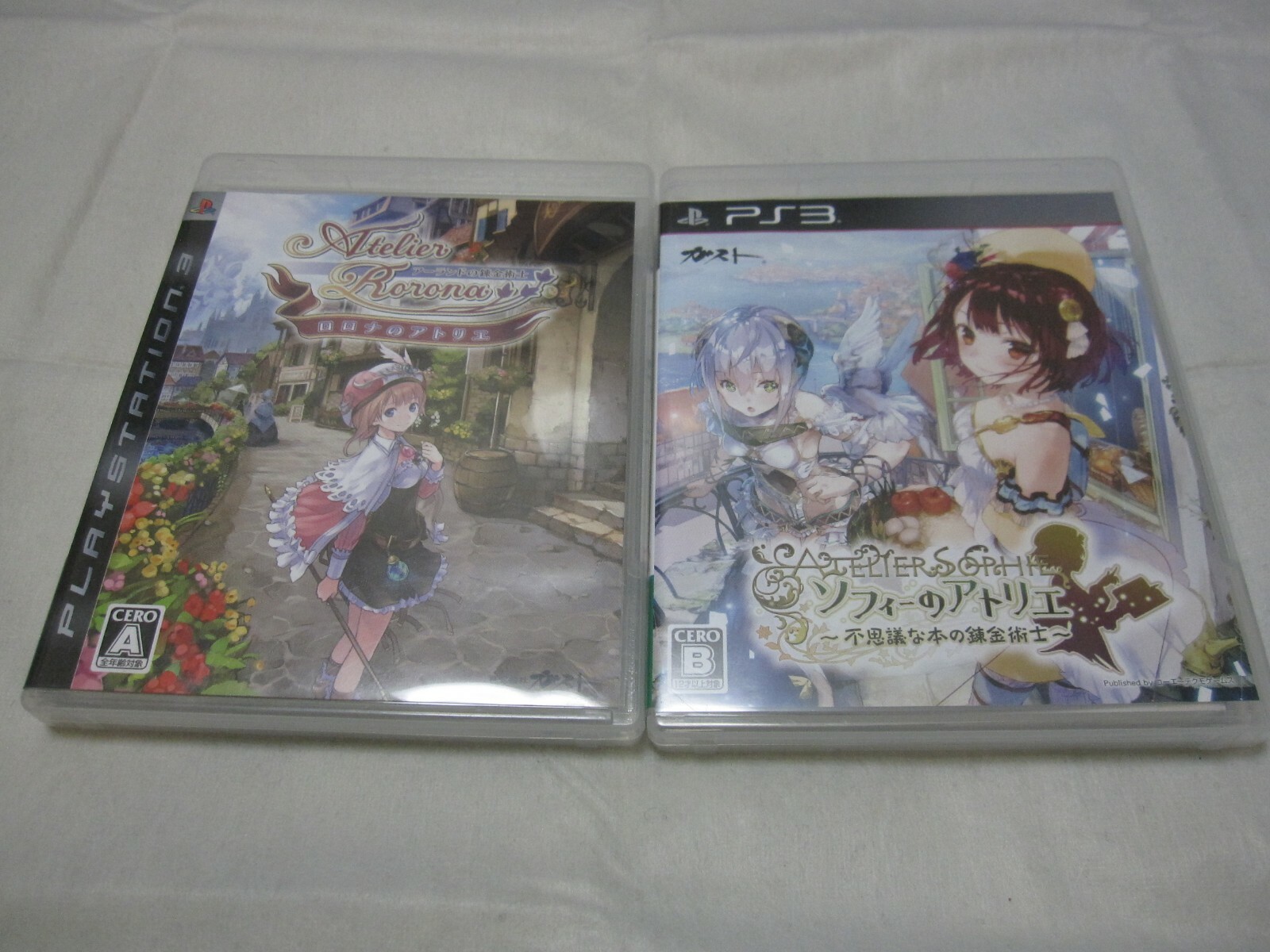 W/Tracking Number 7-14 Days to USA PS3 Rorona + Sophie no Atelier 2 Set Japanese