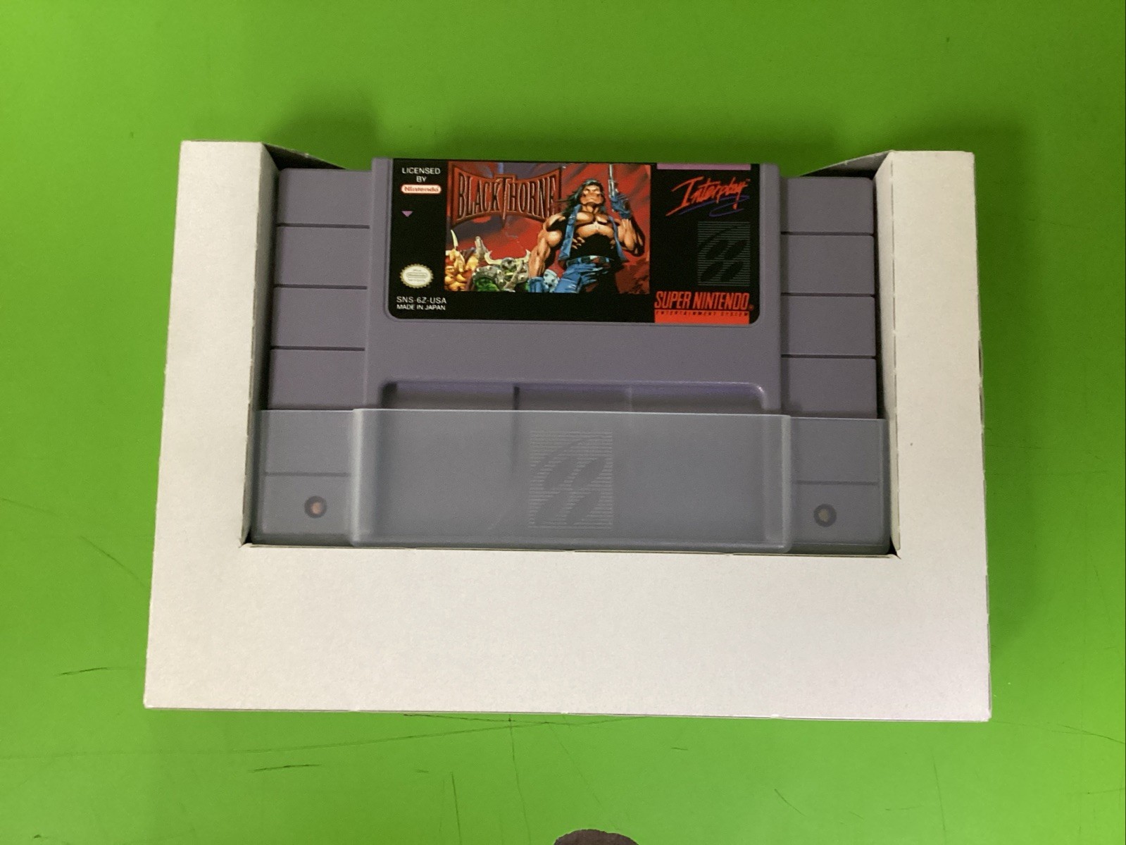 Blackthorne (SNES, 1994) CIB Manual Reg Card & Inserts Tested & Working