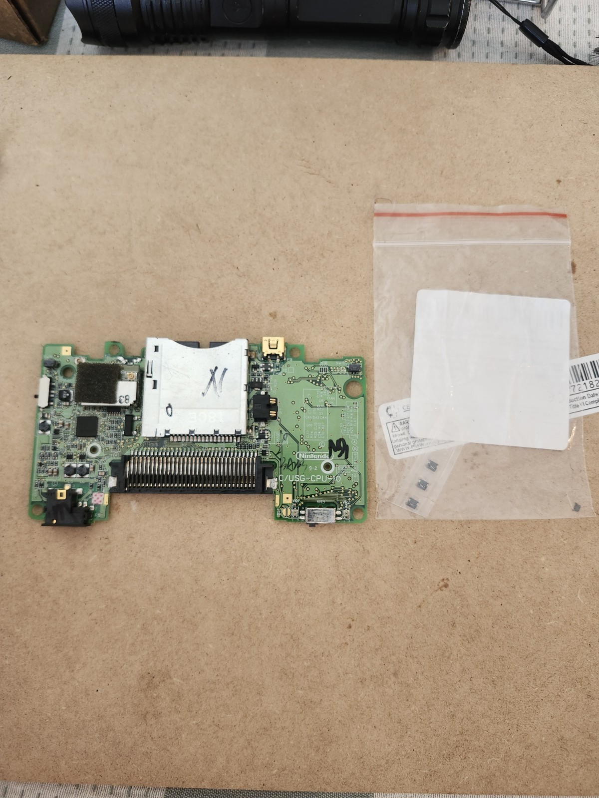 Original OEM Nintendo DS Lite Motherboard And Soldering Kit – READ DESCRIPTION