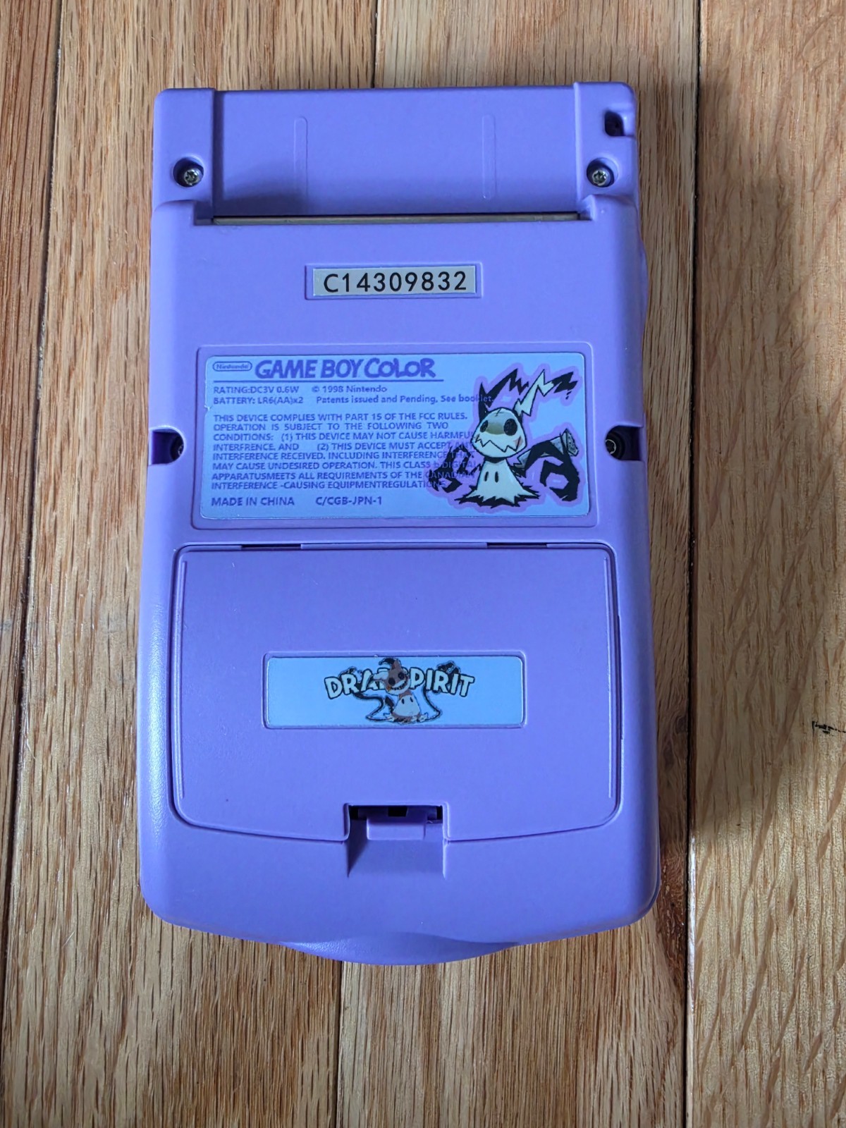 Nintendo Game Boy Color GBC AMOLED XL Touch LCD Pokemon UV Mimikyu System