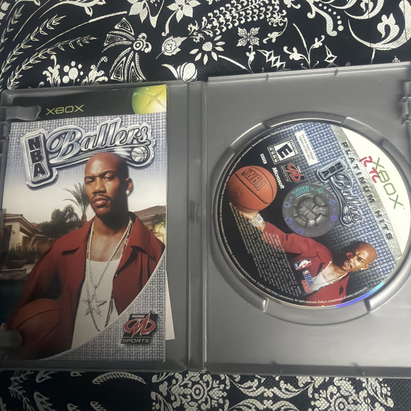 NBA Ballers Microsoft Xbox Platinum Hits Complete CIB extremely RARE!