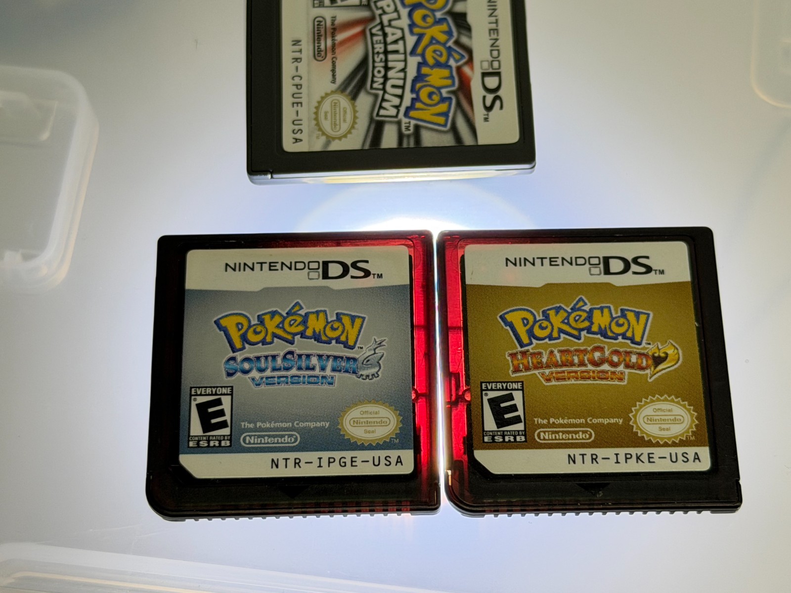 Pokemon: Platinum + SoulSilver + HeartGold Version (Nintendo DS Game) Authentic
