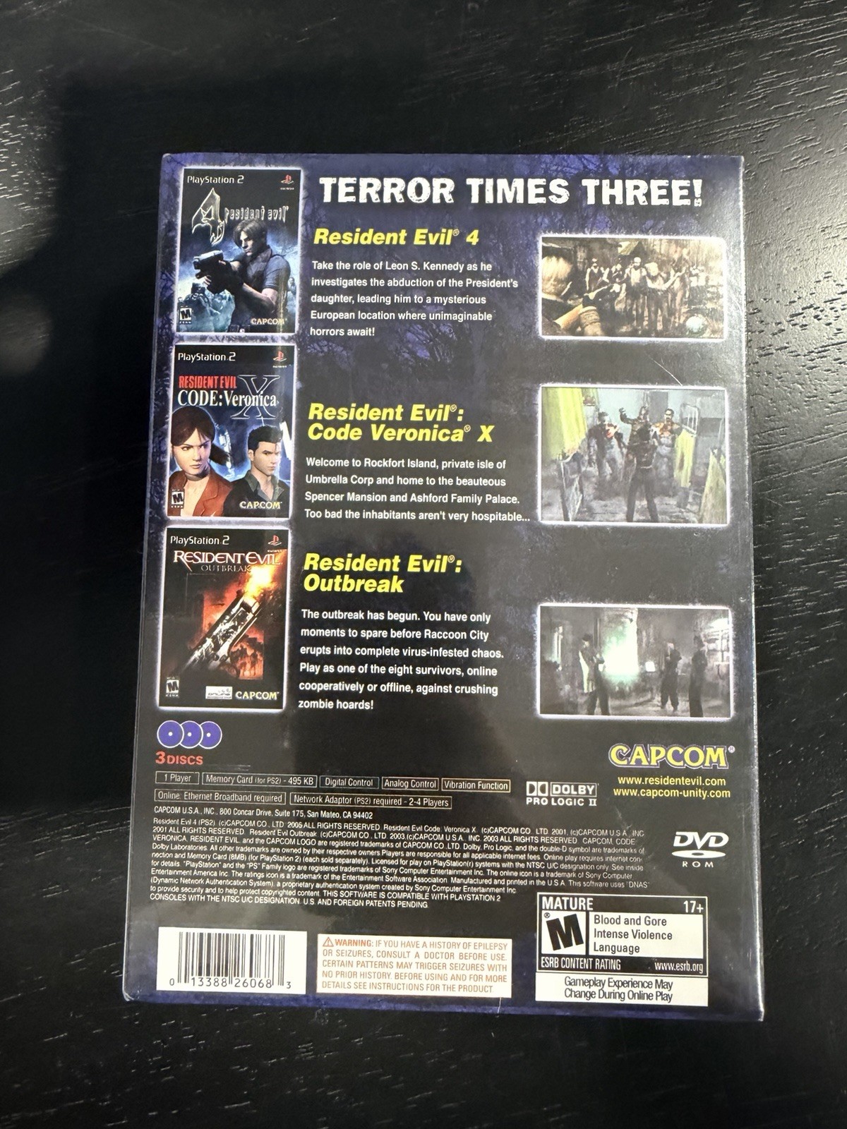 Resident Evil: The Essentials (2007) Sealed PS2 – PlayStation 2