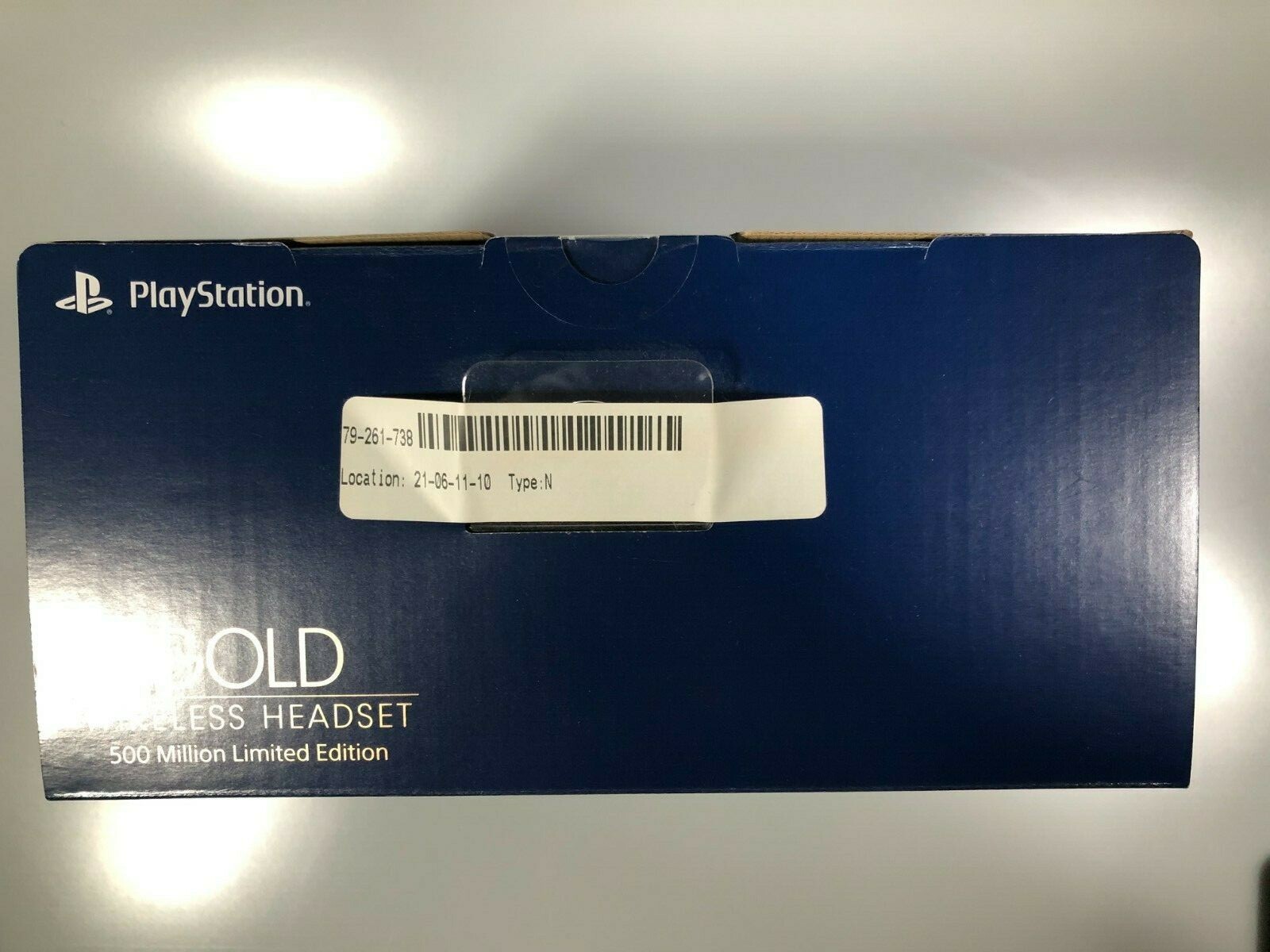 Sony 500 Million Limited Edition Gold Wireless Headset and Controller – NEW