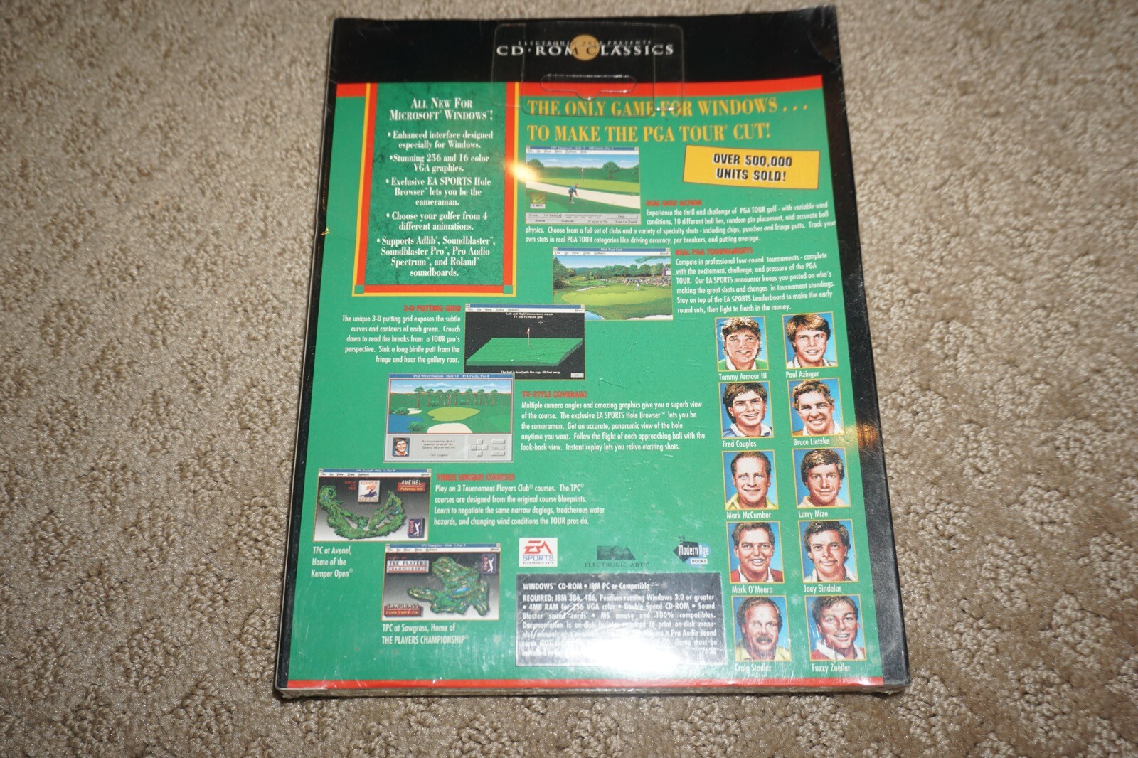 Pga Tour Golf 1 (PC) NEW In Box Factory Sealed CD Rom Classics