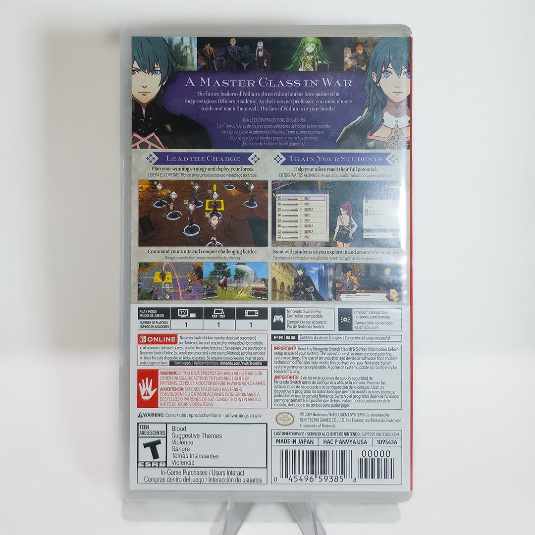 Fire Emblem: Three Houses (Nintendo Switch) w/ Case 2019 Tactical RPG