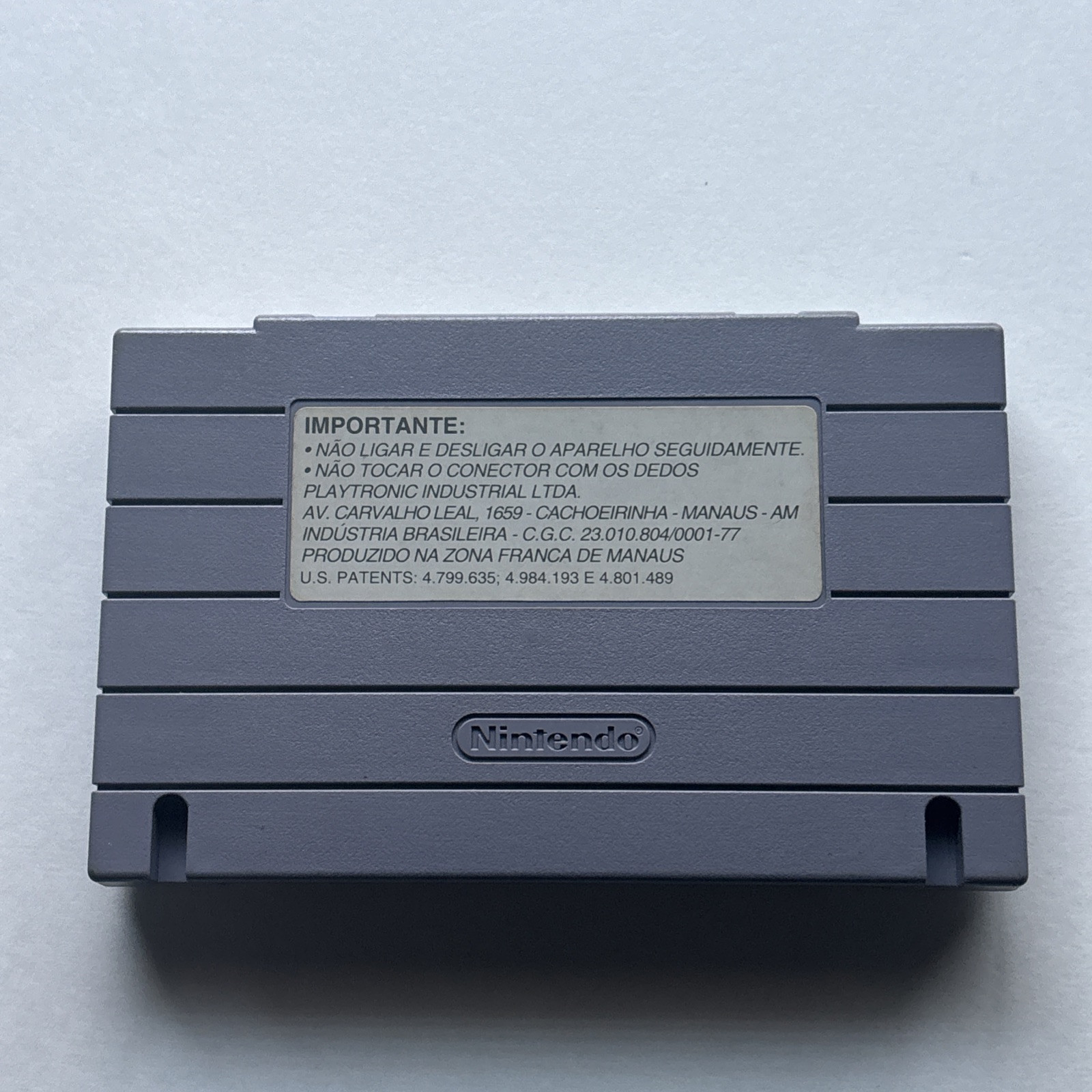 Brazil Gradiente Playtronic Super Nintendo SNES Super Copa Soccer Futbol Retro