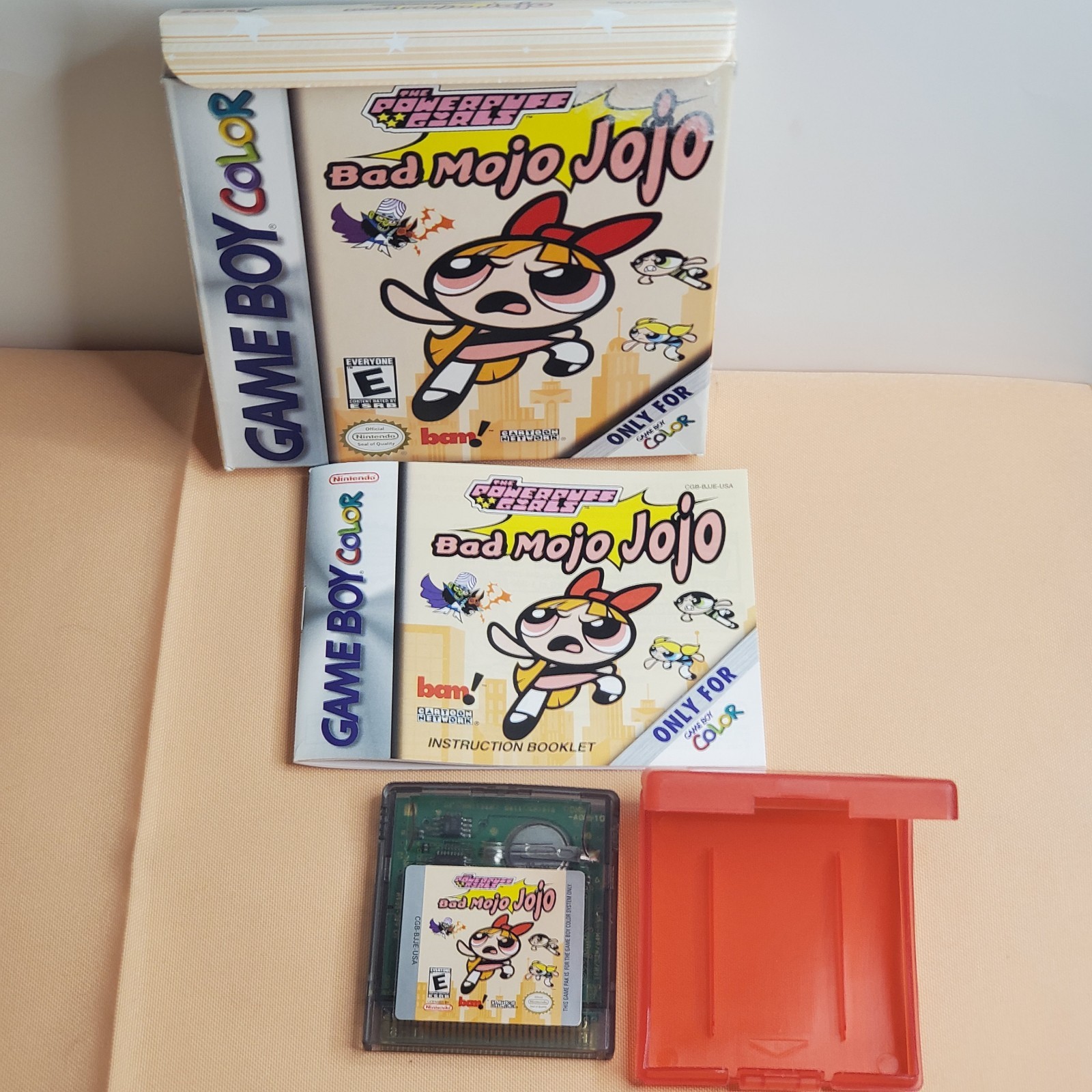 GBC Game: The Powerpuff Girls Bad Mojo Jojo