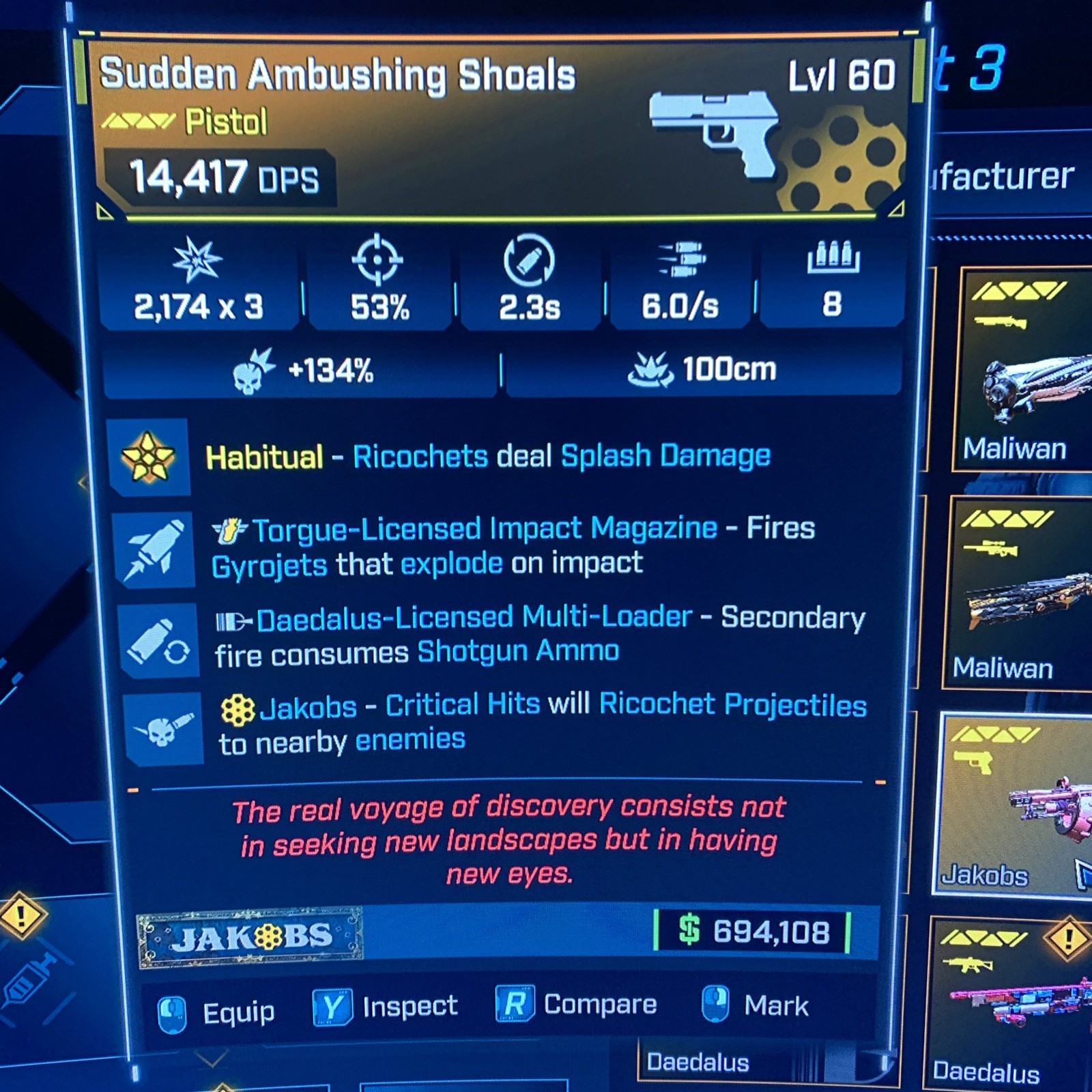 Borderlands 4⭐️LVL 60 NEW SHOALS PISTOL TORGUE STICKY/GYRO SG SWAP⭐️All PLATFORM