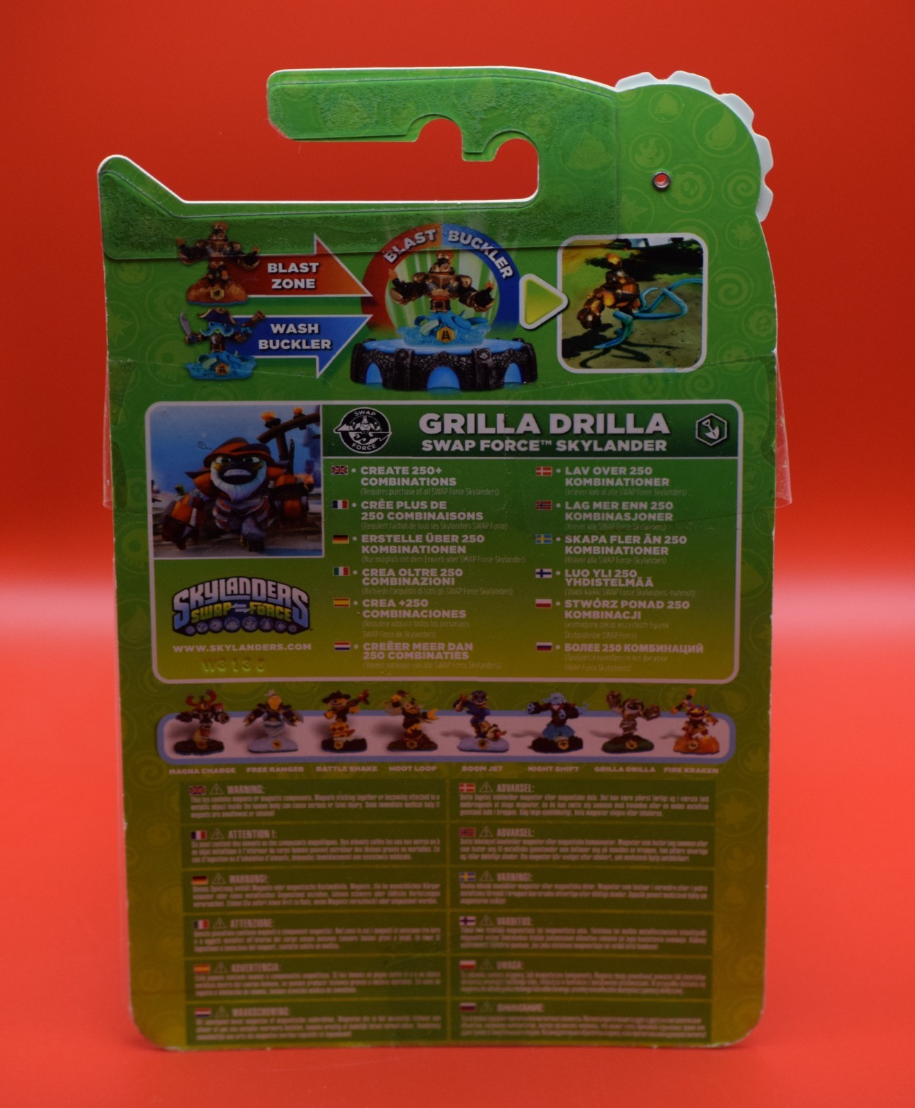Skylanders Swap Force Grilla Drilla NEW Sealed Earth Swap Force Figure NIP