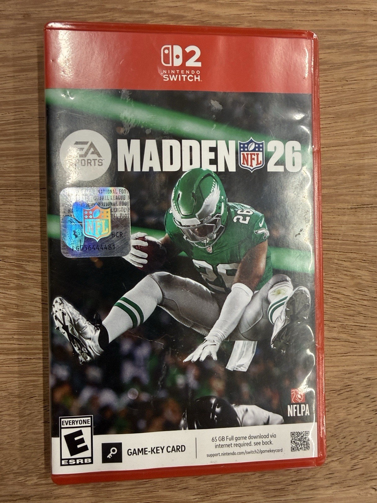 Nintendo Madden NFL 26 Game Case for Nintendo Switch 2 DVD Keep Case