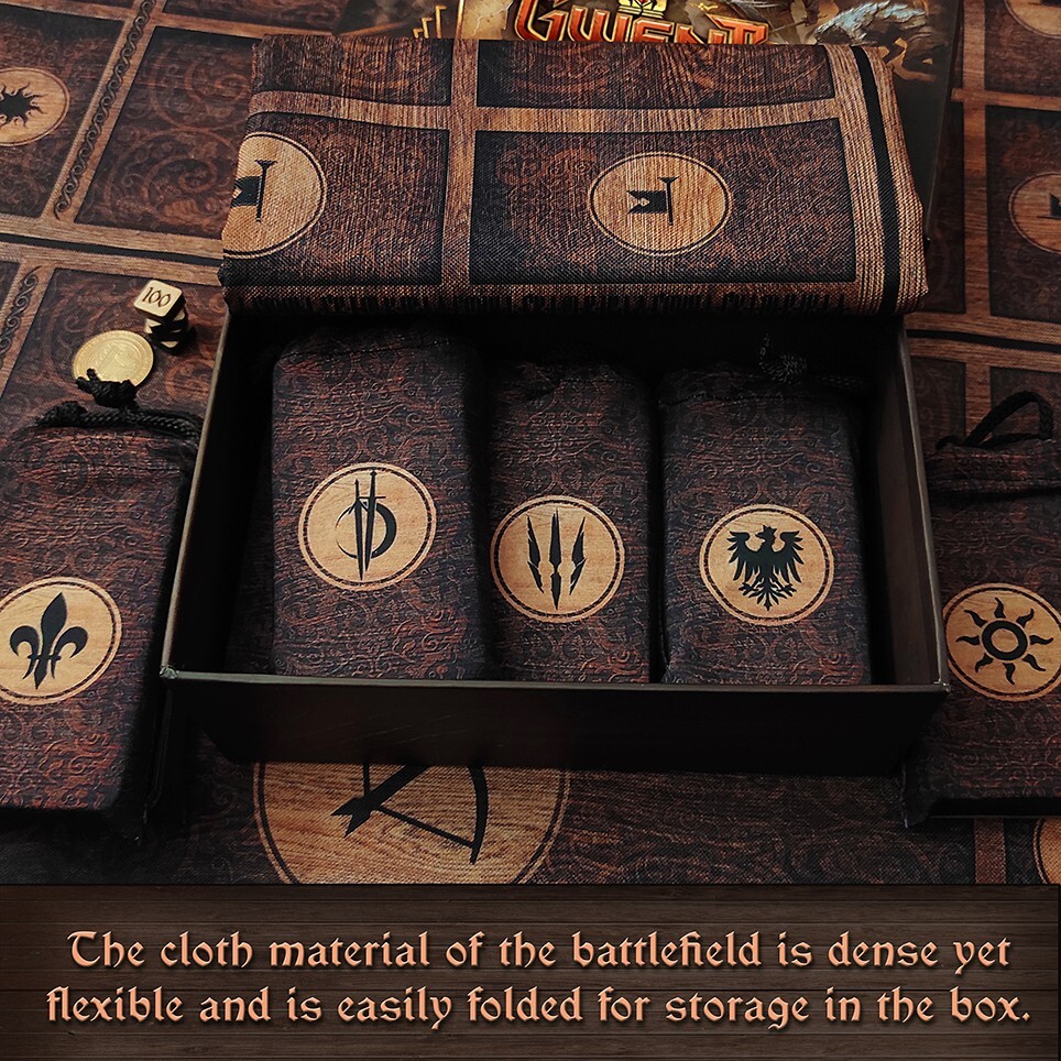 Gwent 2.0 – Witcher – 5 decks with fixed game balance + 5 new decks. PREMIUM ED.