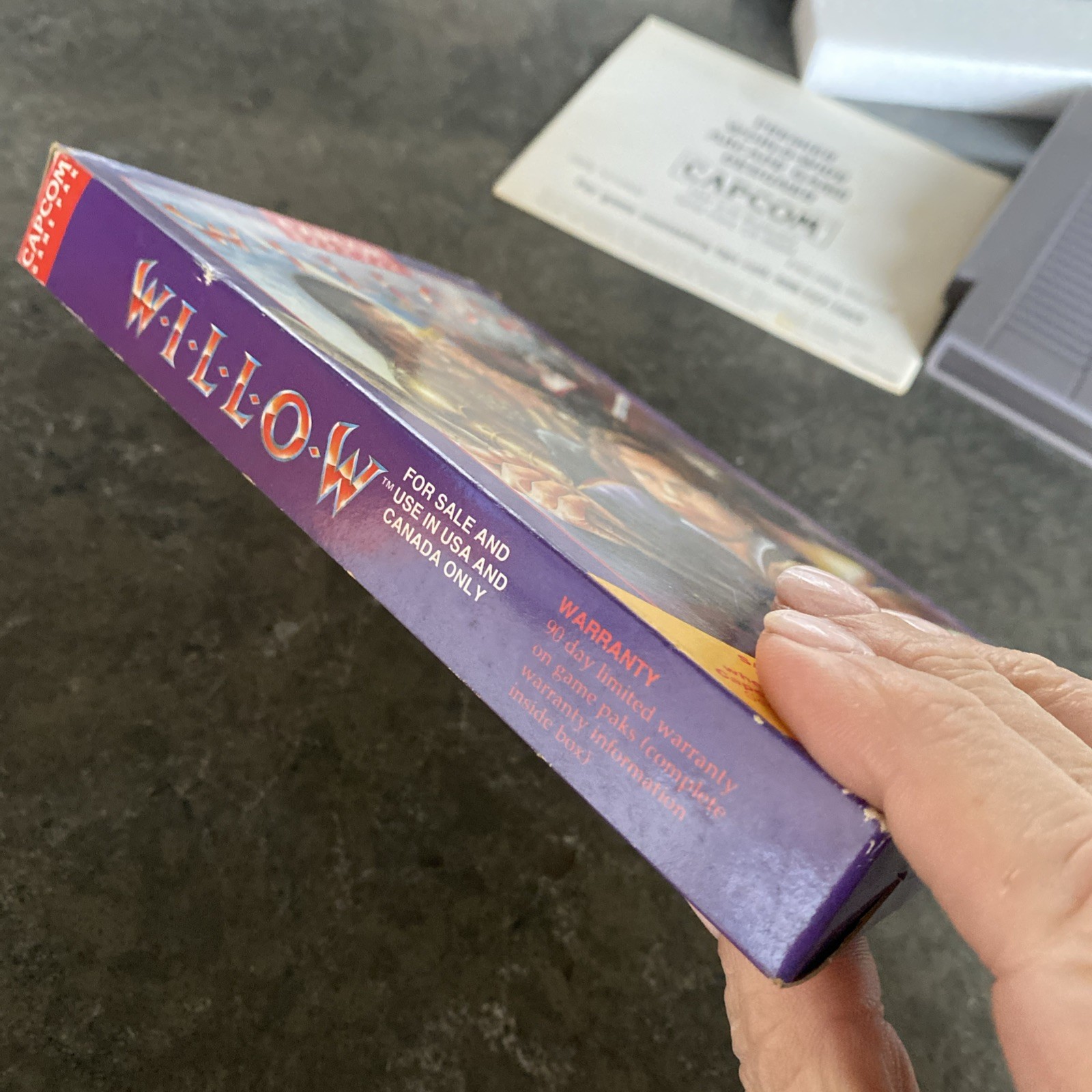Willow (Nintendo NES, 1989) Complete CIB Cartridge + Box + Manual Nice Condition