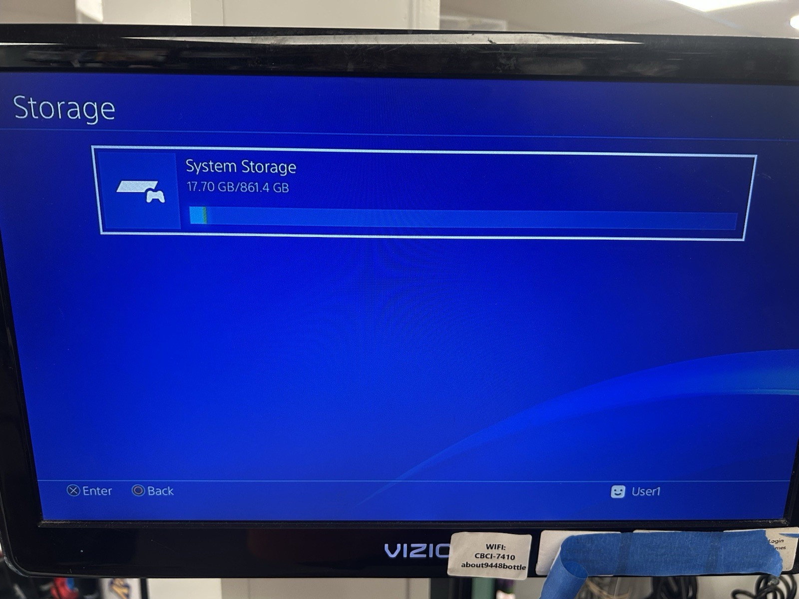 Sony PlayStation 4 PS4 Slim 1TB Console – Tested/Working! No Controller