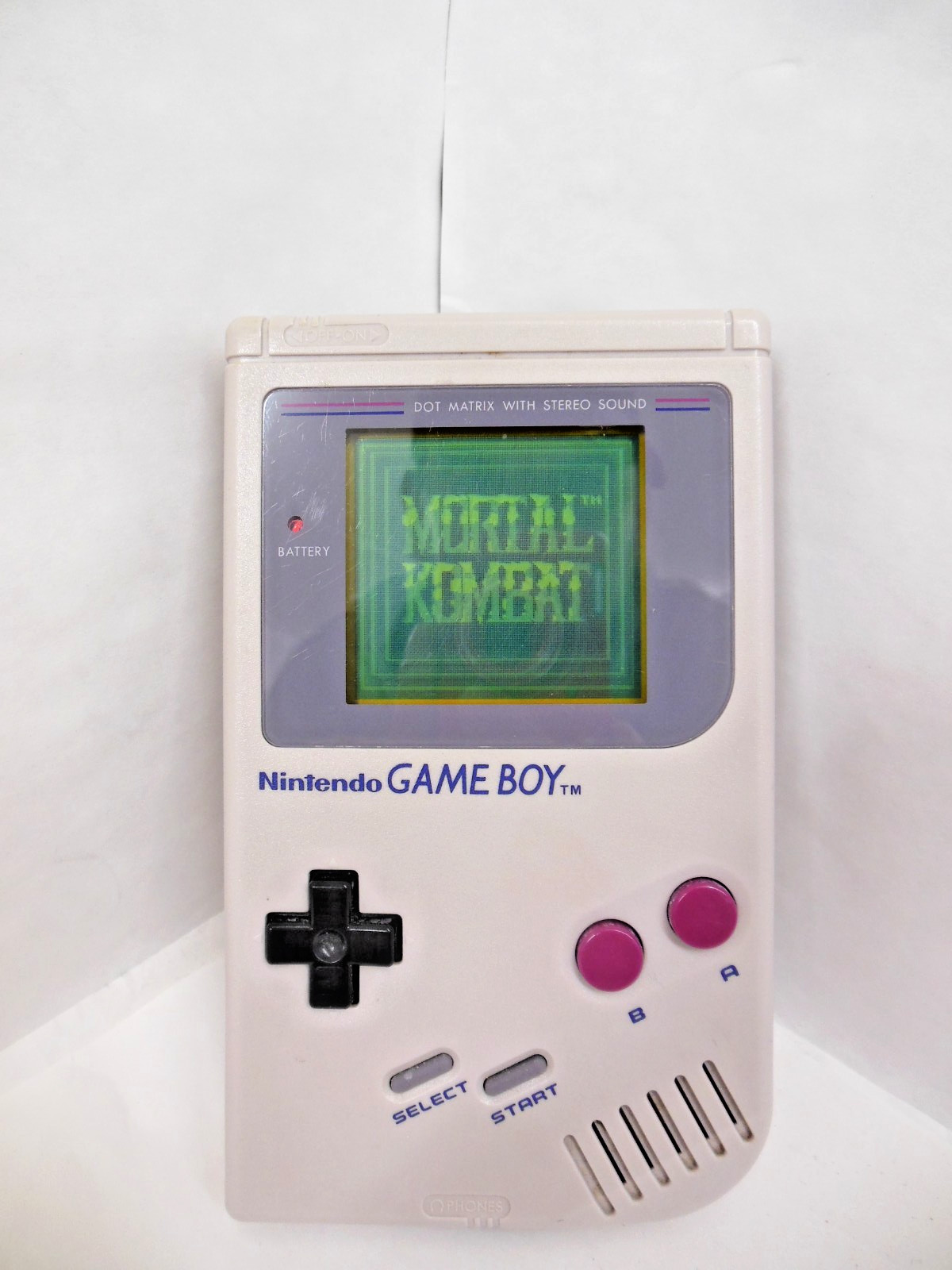Original Nintendo Game Boy DMG-01 Console Bundle Tested w/ 4 Games Mario Land 2