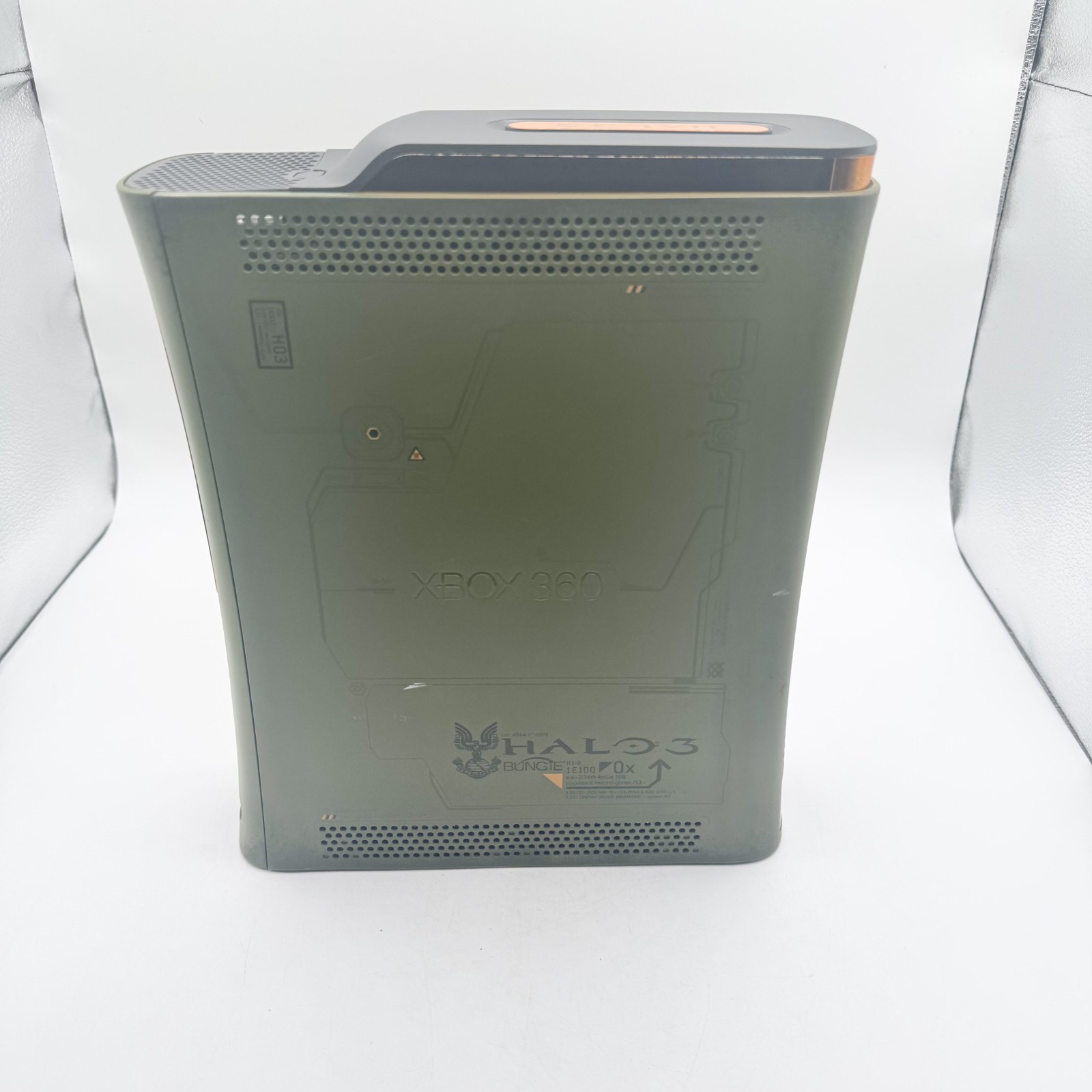 Microsoft Xbox 360 Halo 3 Special Edition Green Console For Parts or Repair