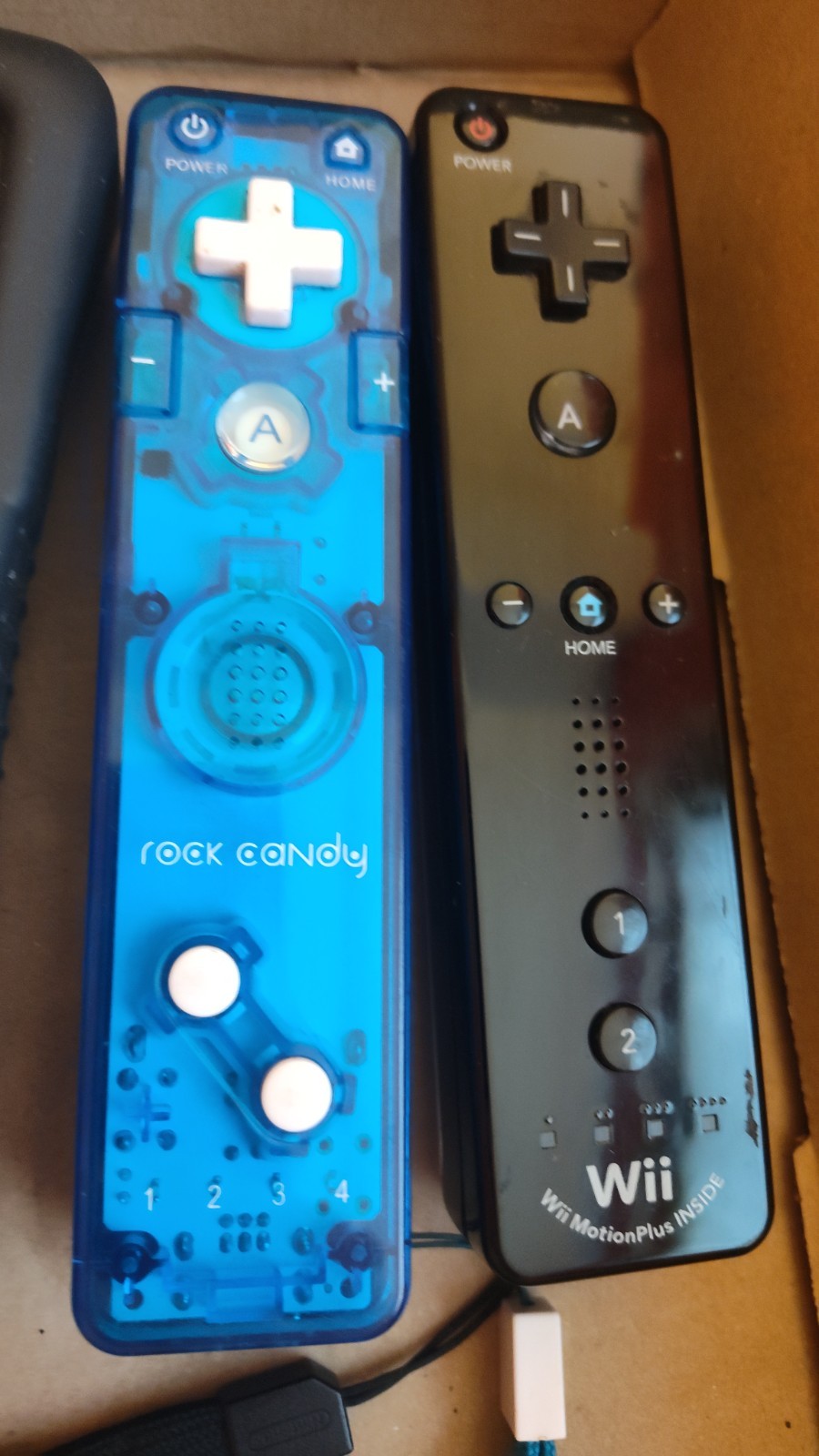 wii motion plus controller and nunchuck