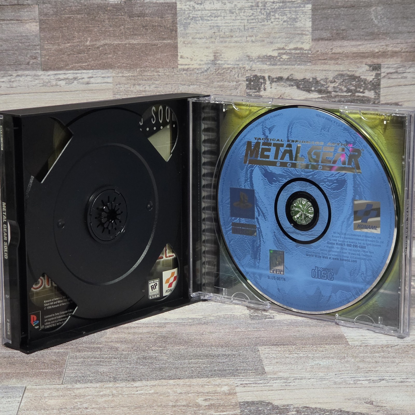 Sony PlayStation PS1 Metal Gear Solid Black Label CIB Tested Complete CIB
