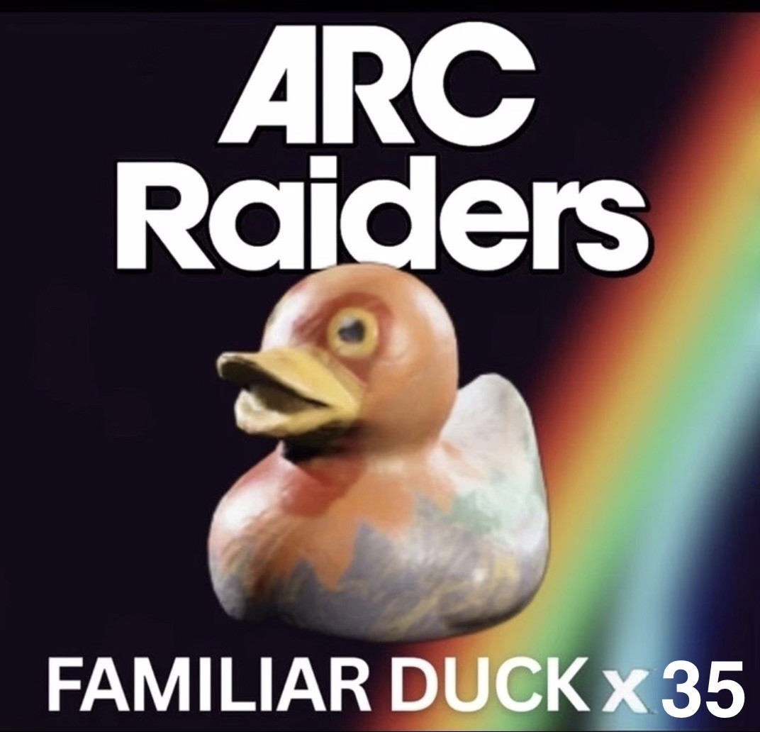 Arc Raiders Familiar Ducks Stack (35 ducks) 245k coins -Expedition