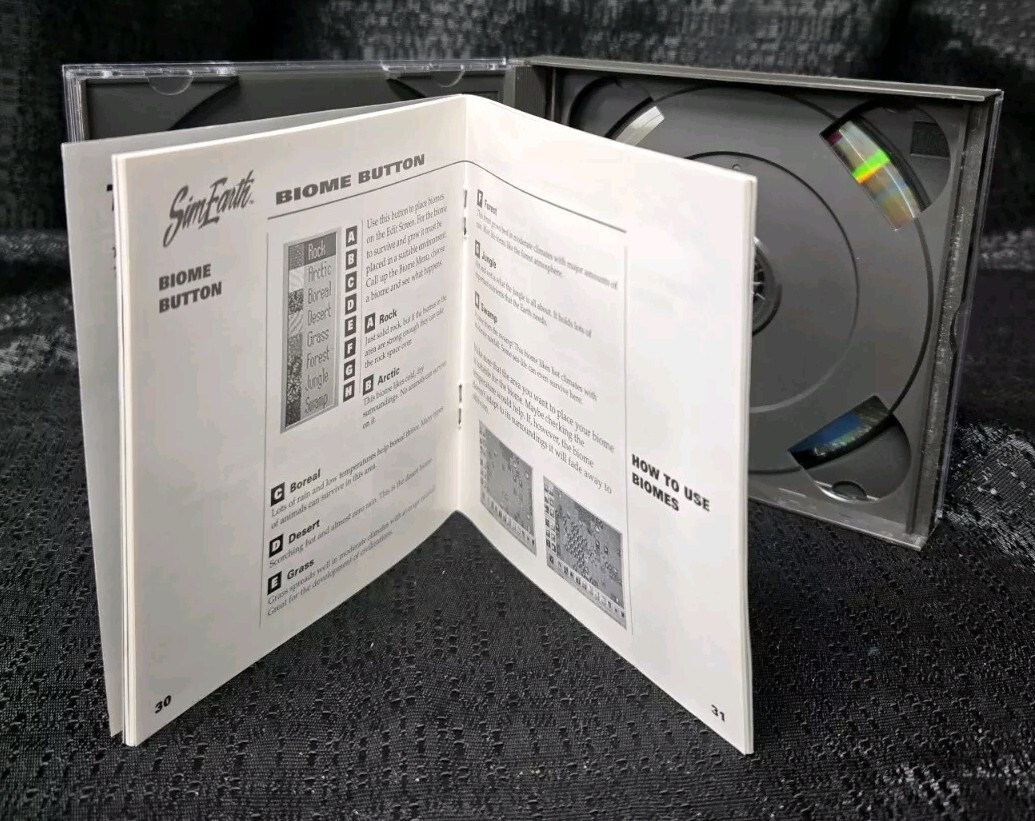 SimEarth: The Living Planet 1993 TurboGrafx CD Super CD TurboDuo