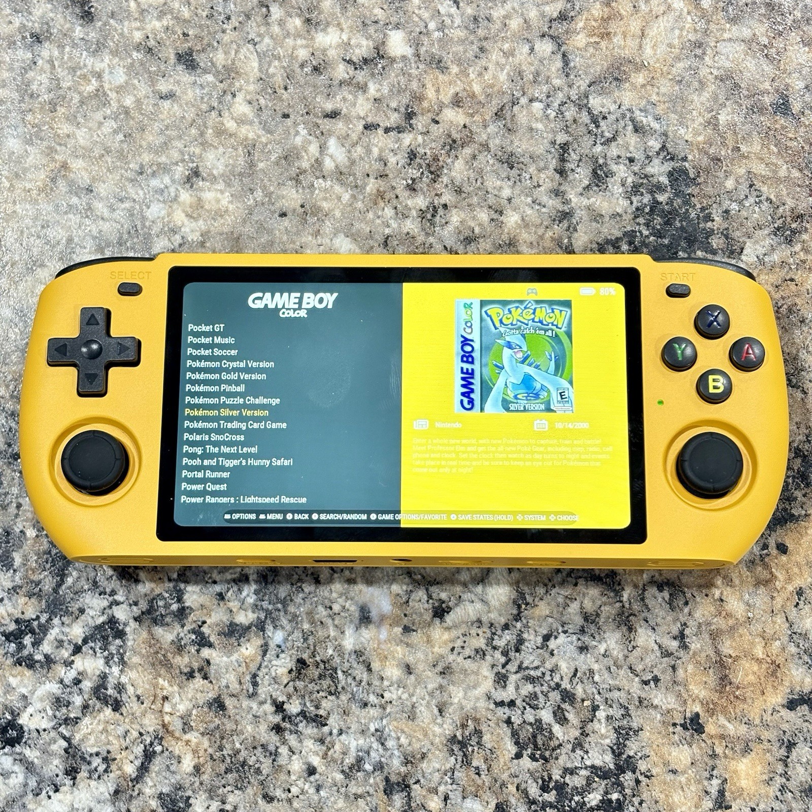 New PowKiddy RGB10MAX3 Retro Gaming Handheld New 64GB Card Custom Ready To Play