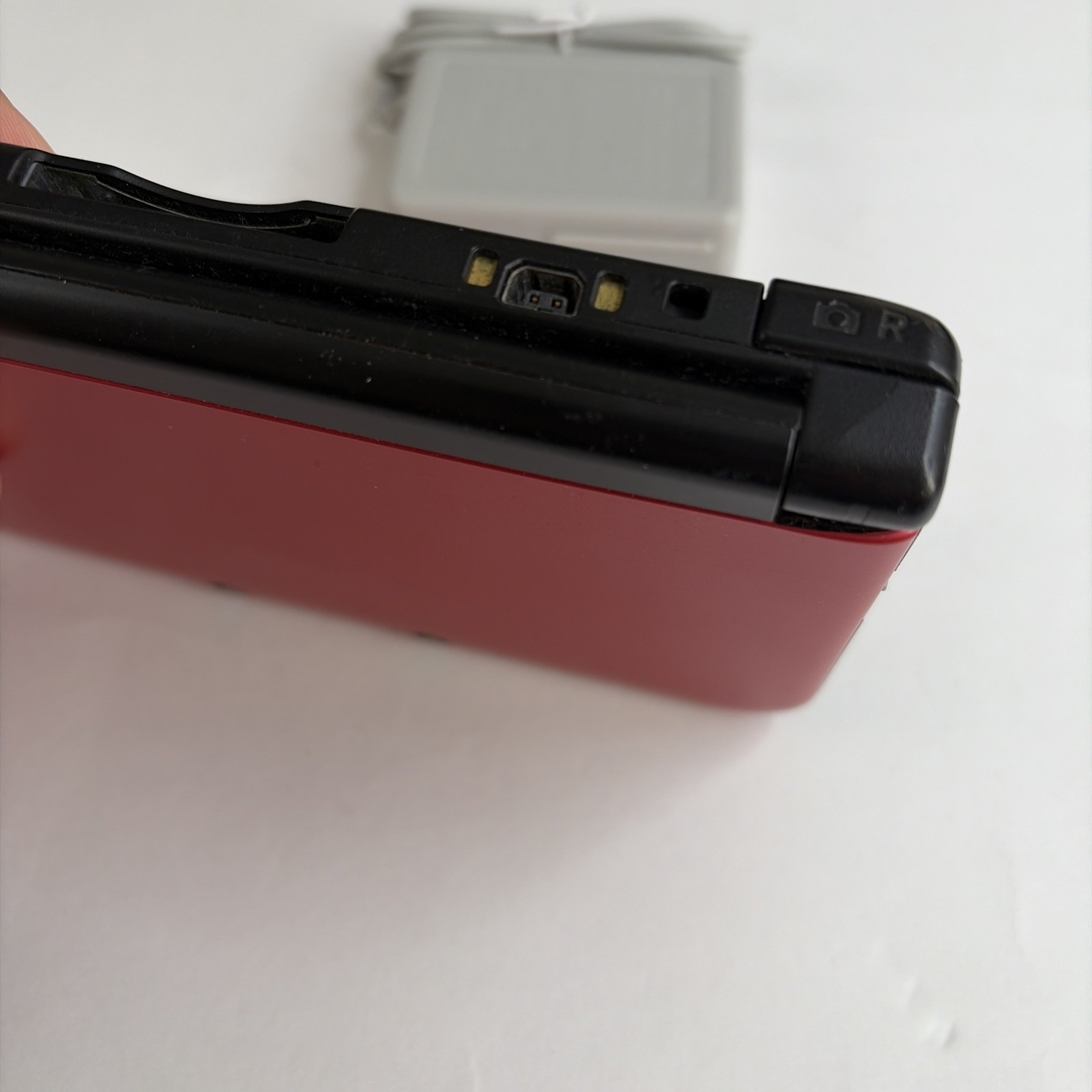 Nintendo 3DS XL LL SPR-001 JPN Red/Black Console With Charging Cable