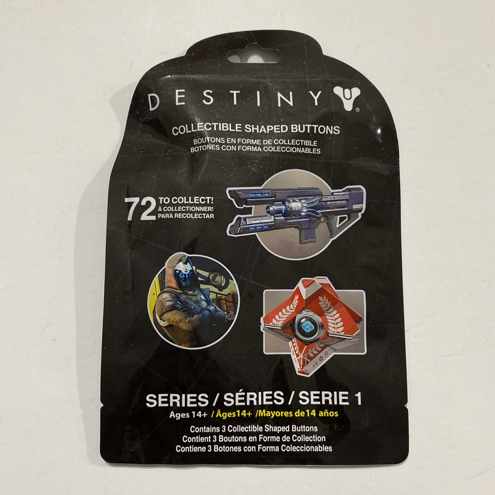 Destiny Collectible Shaped Buttons Series 1 Blind Bag X1 Pack Pins Badges New!