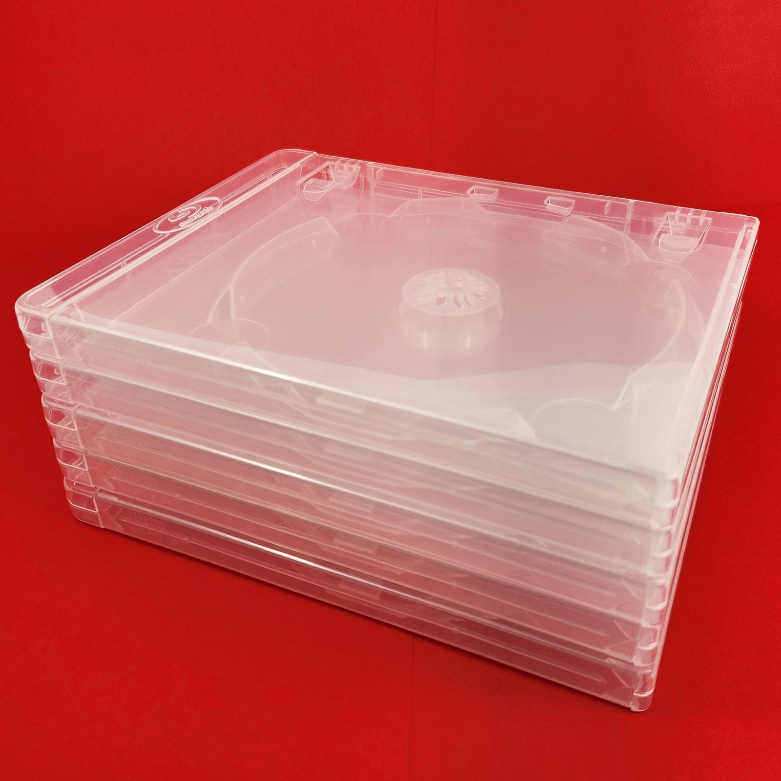 PS3 Replacement Game Cases 5-Pack, Clear Transparent Empty Disc Case Only, New