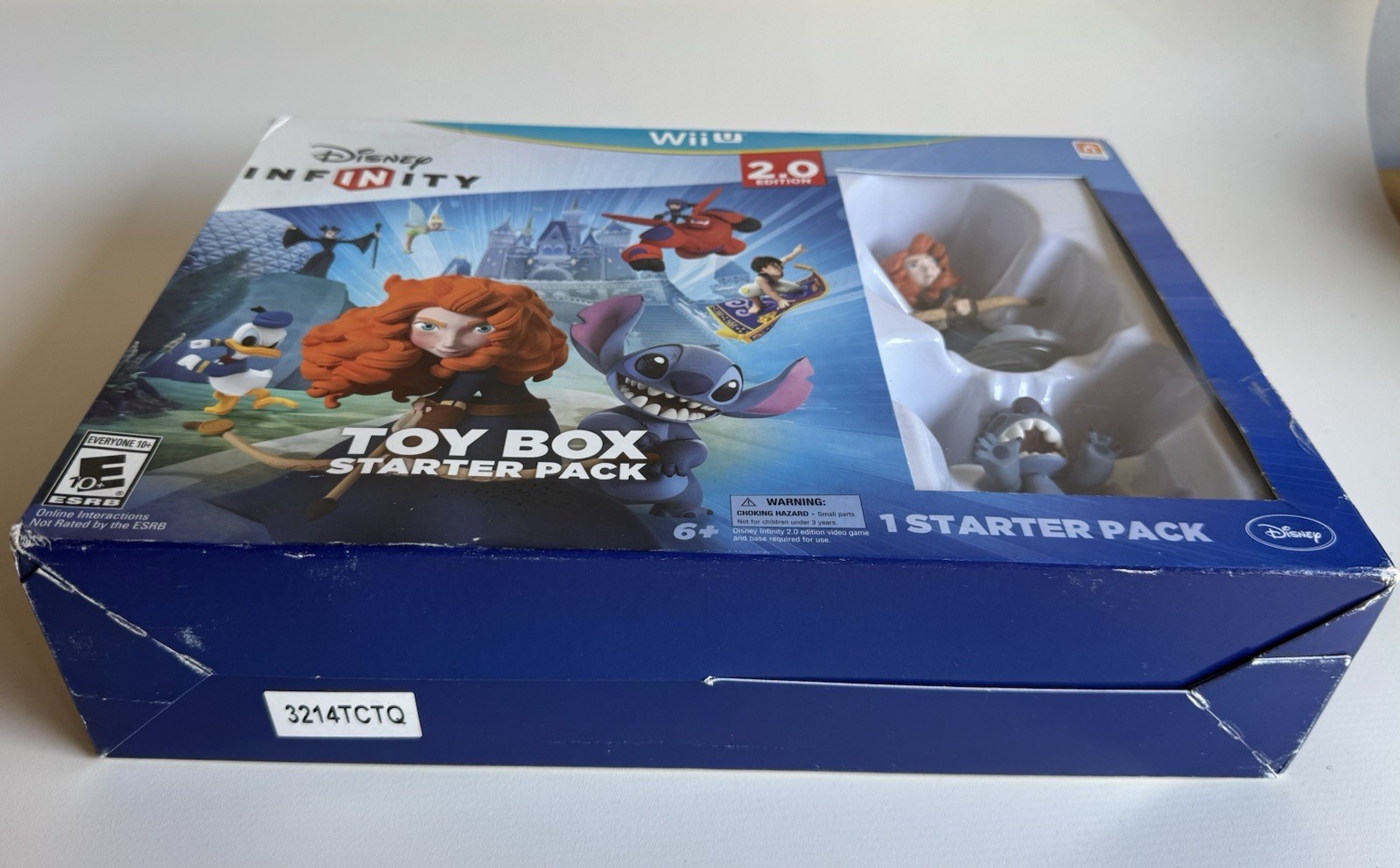 Disney Infinity 2.0 Toy Box Starter Pack Wii U Merida Stitch Figures Complete
