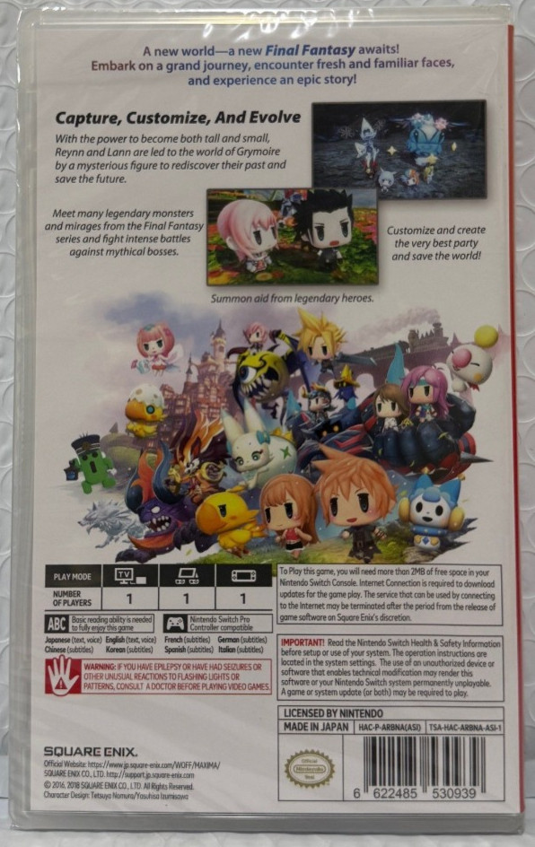 World of Final Fantasy Maxima – Nintendo Switch (2018)