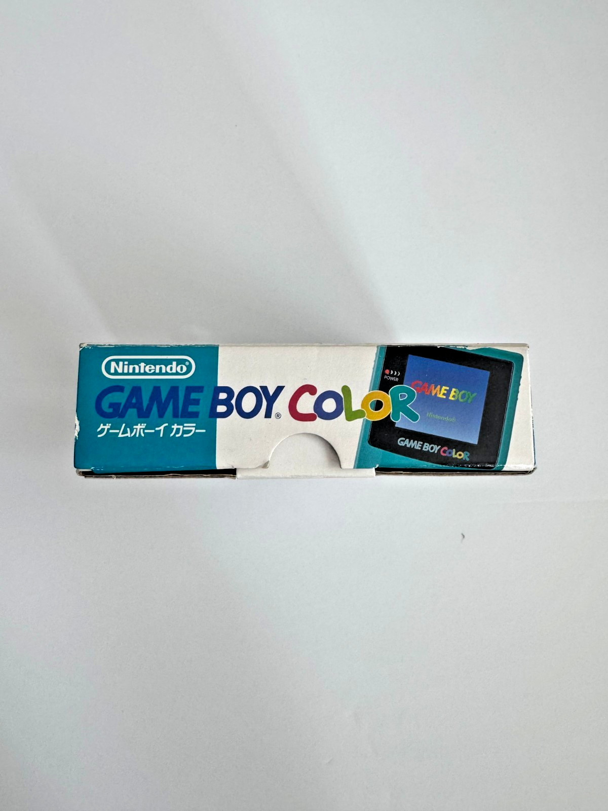 Nintendo Game Boy Color in Light Blue/Teal with Original Box (Tested, Working)