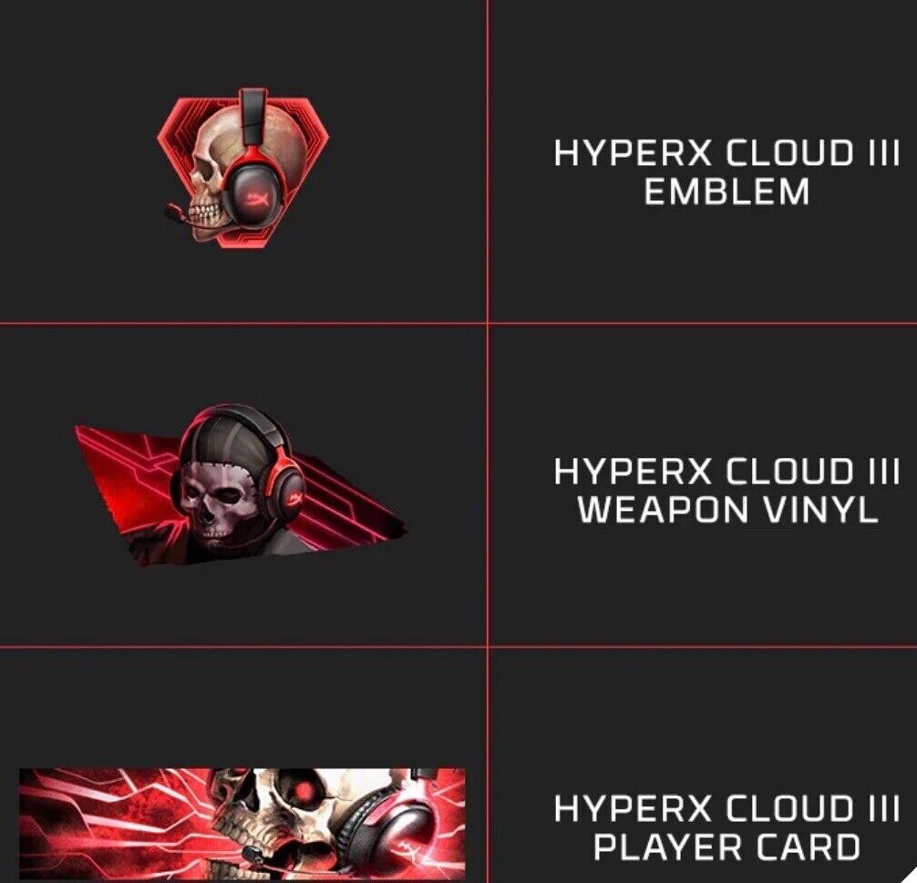 Modern Warfare lll Hyperx Bundle Pack Digital Code 2023 MW3
