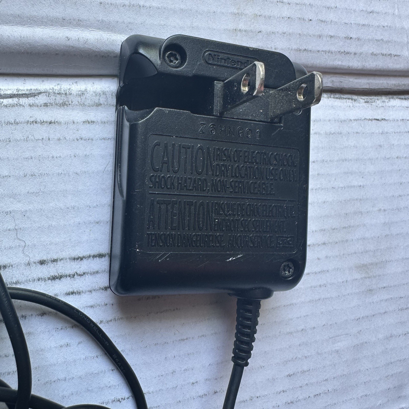 Nintendo Gameboy Advance SP Wall Charger OEM Plug for GBA or Original DS NTR-002
