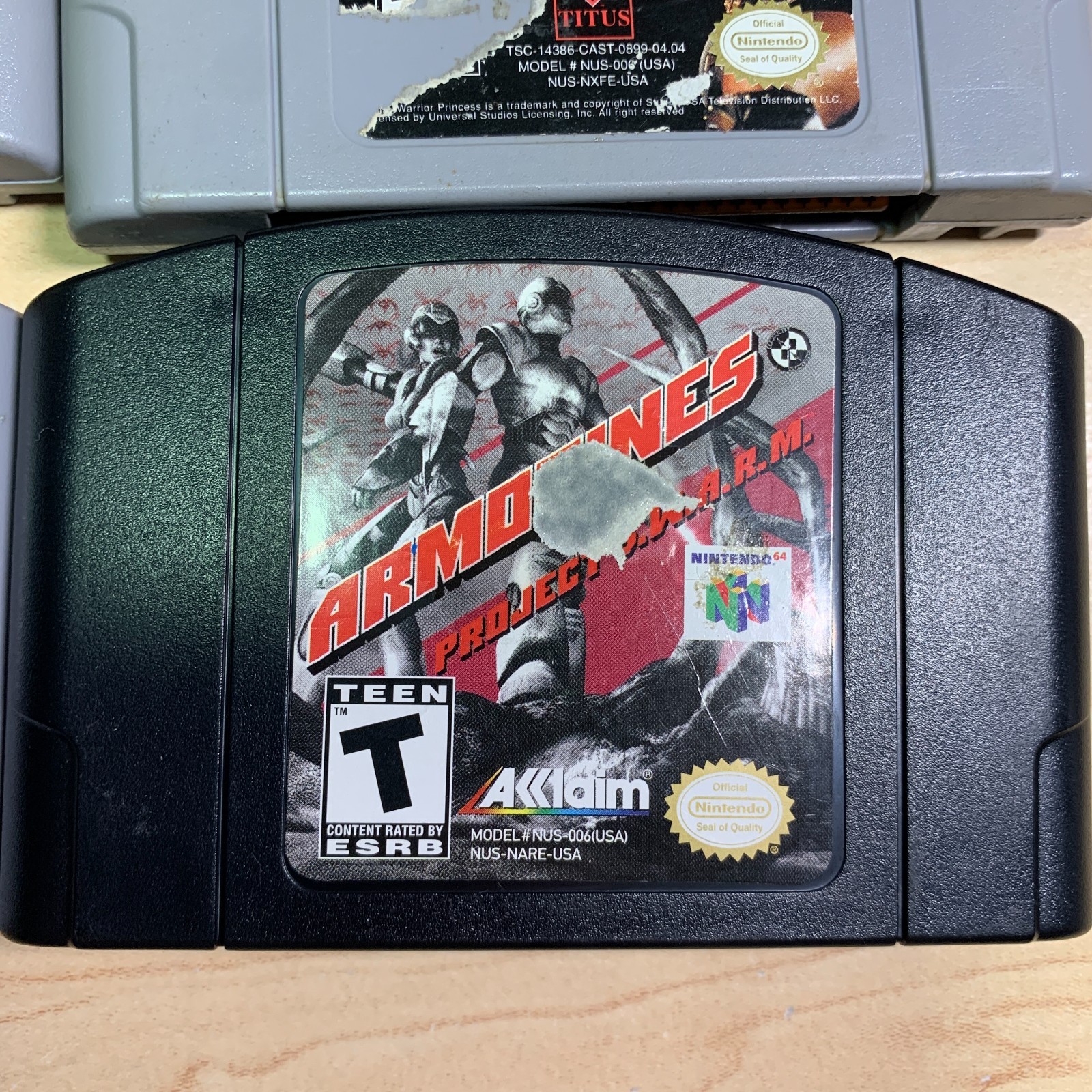 Hybrid Heaven Xena Nightmare Creatures Armorines Lot N64 Authentic Tested Clean