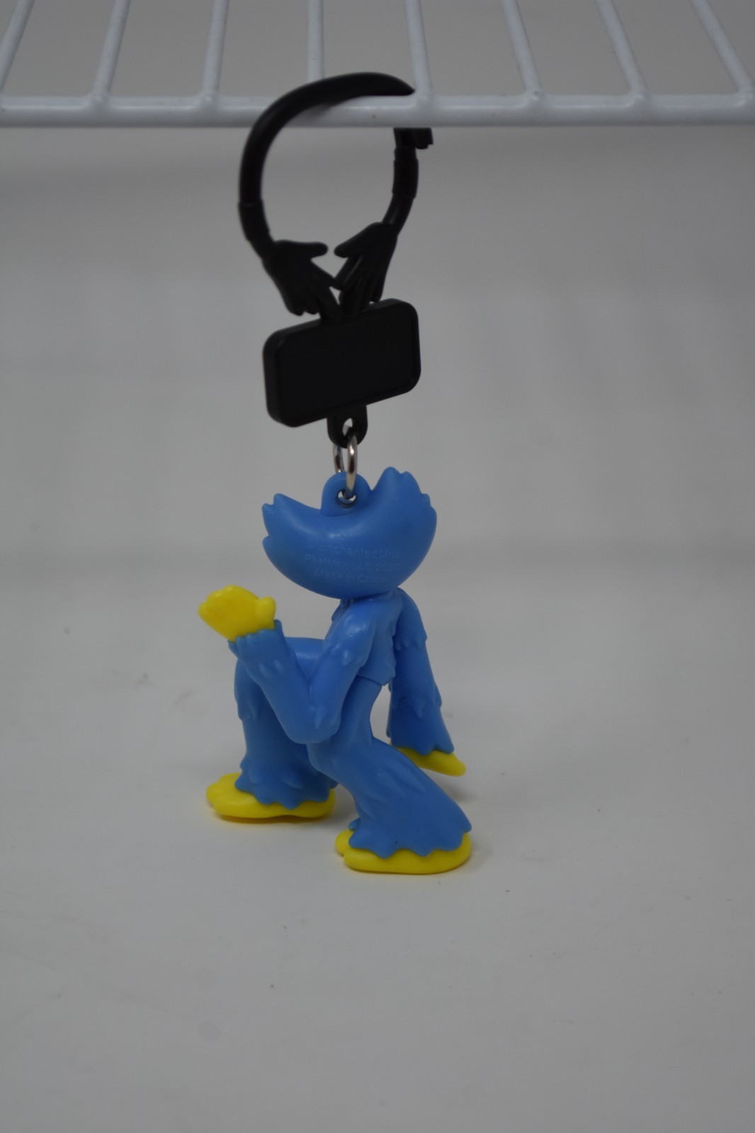 Poppy Playtime Huggy Wuggy Backpack Clip Keychain EnchantedMob 2022 Blue