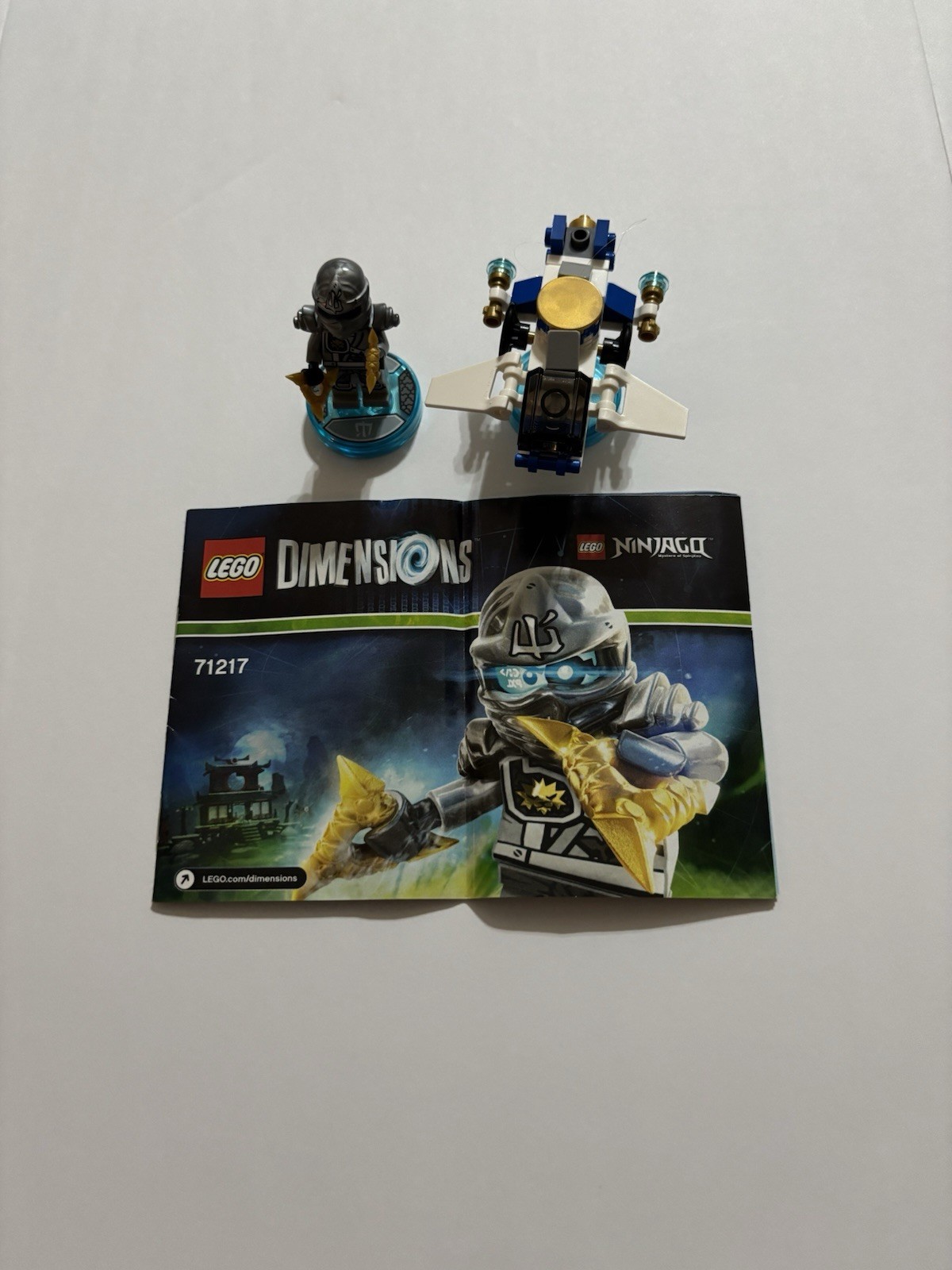 LEGO Dimensions Minifigure & Vehicle Lot w/ Manuals Bart, Finn, Emmet 2016