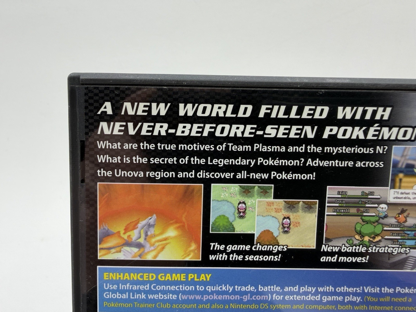 POKEMON BLACK VERSION NINTENDO DS AUTHENTIC TESTED MINT CLEAN 1st Print
