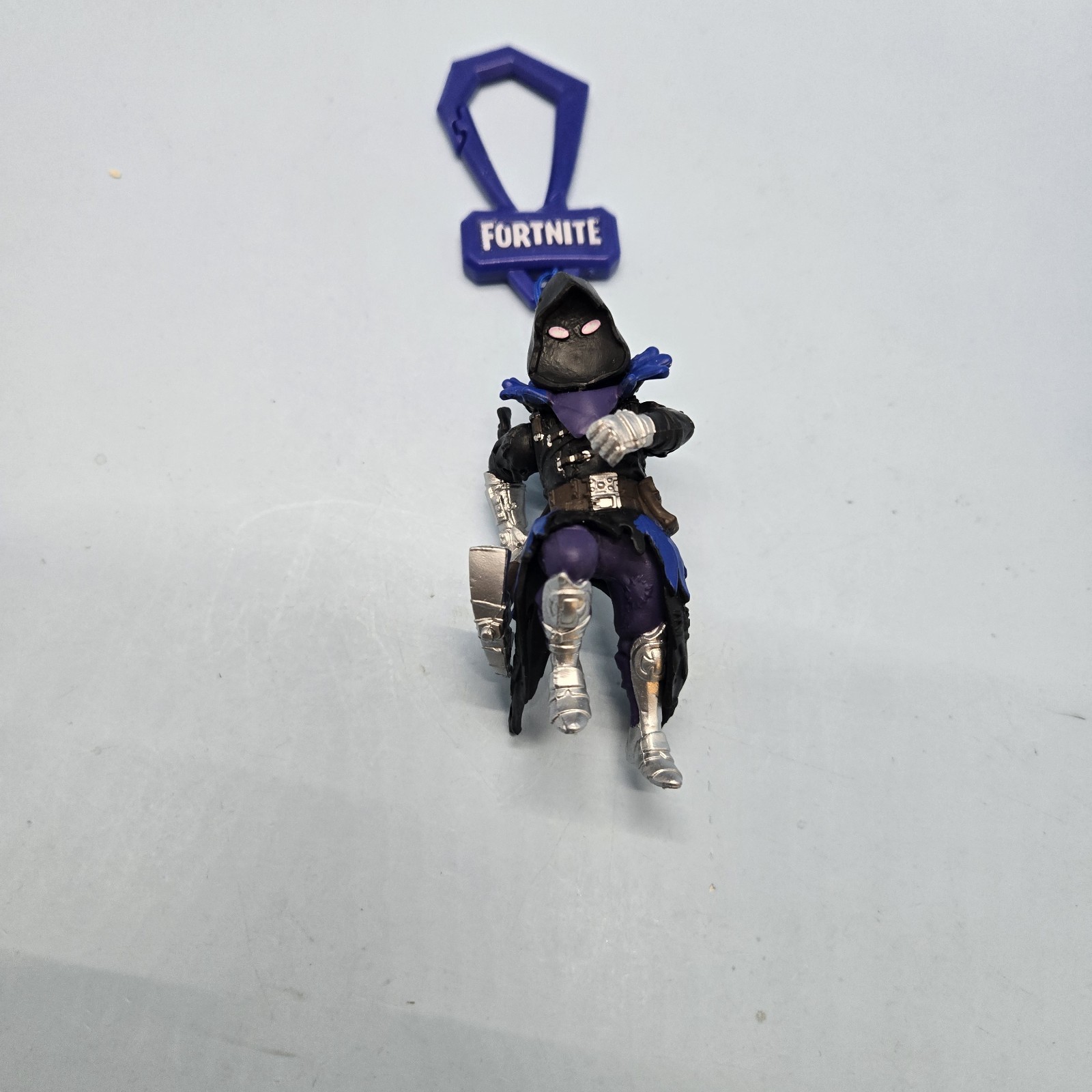 FORTNITE BACKPACK CLIPS • Lot Of 3 Vinyl Figures RAGNAROK, RAVEN, DIRE Keychains